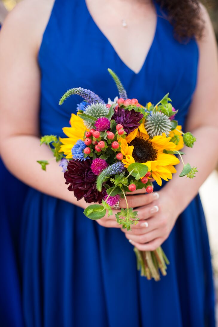 An Organic Yellow and Blue Fall Wedding at Vail Cascade ...