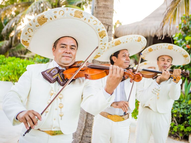 Mariachi band as entertainment