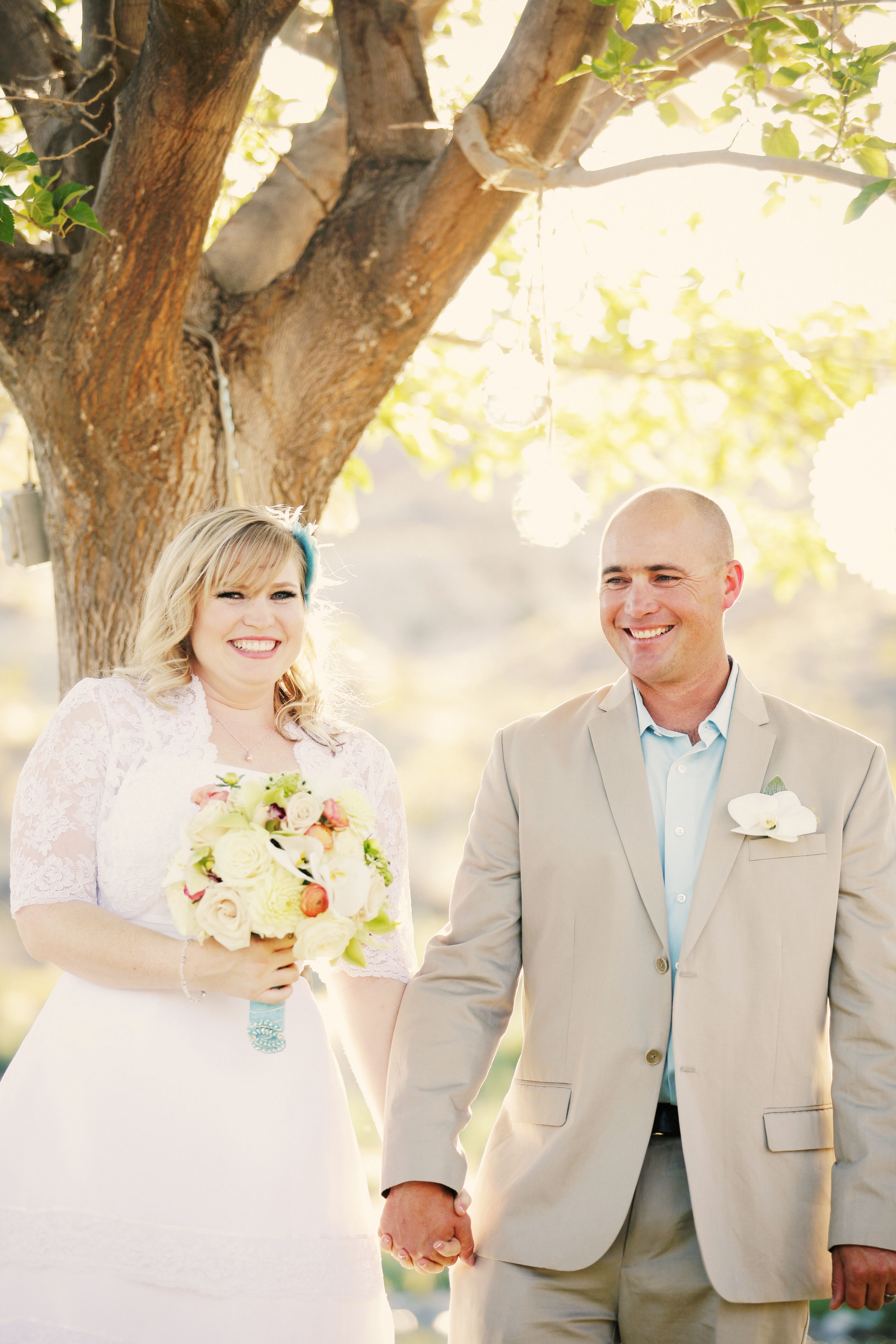 A Vintage Beach Themed Wedding  at Lichfield Pond in 