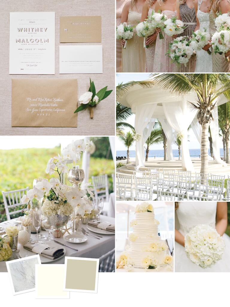 Beach Wedding Color Palettes We Love