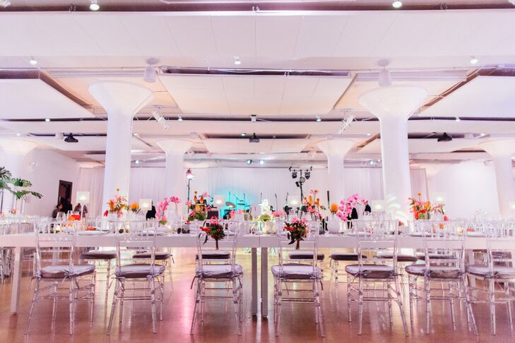 A Bright Bold Wedding  at Venue  One in Chicago  Illinois