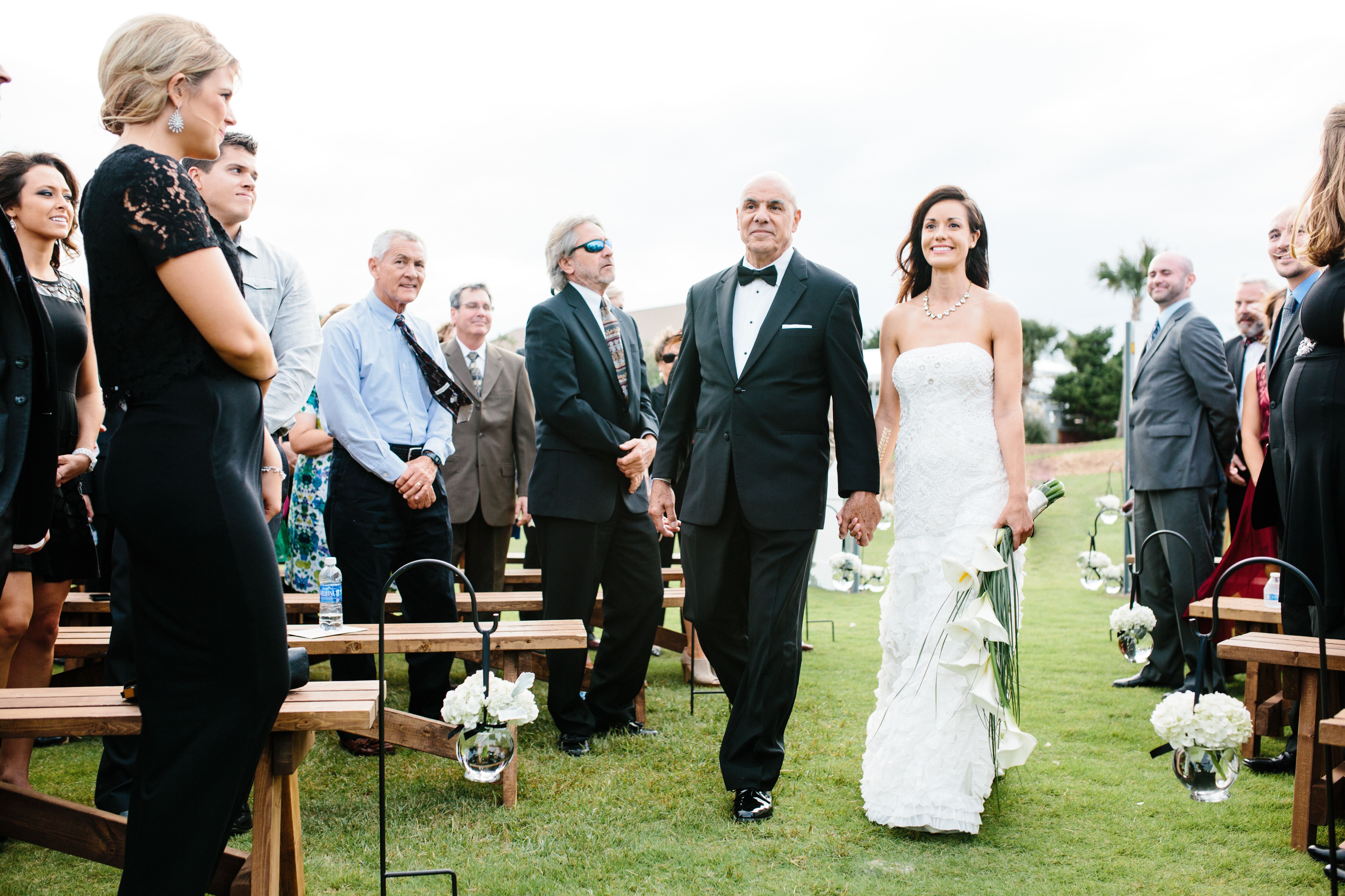 Outdoor Ceremony Wedding Processional
