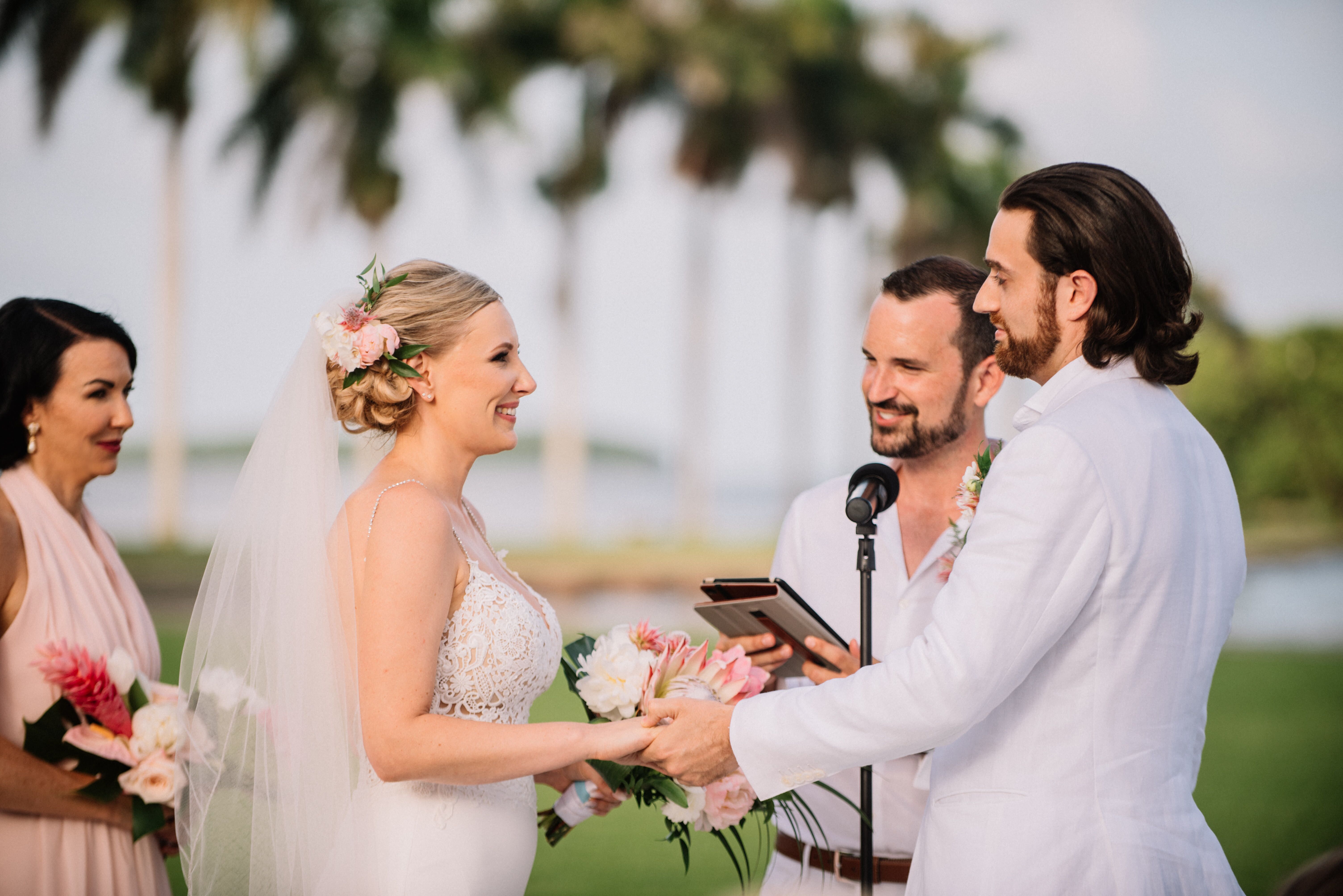  Casual  Tropical Wedding  Ceremony 