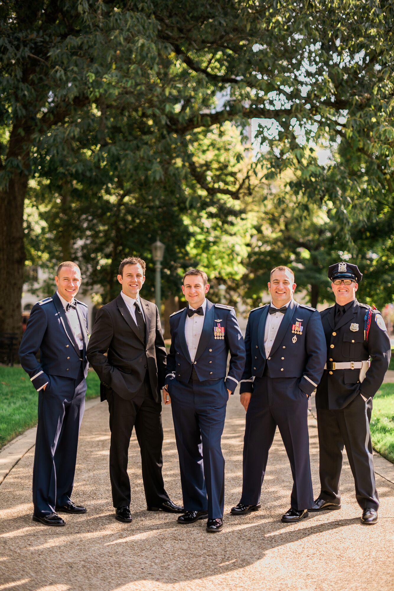 air force officer uniform wedding