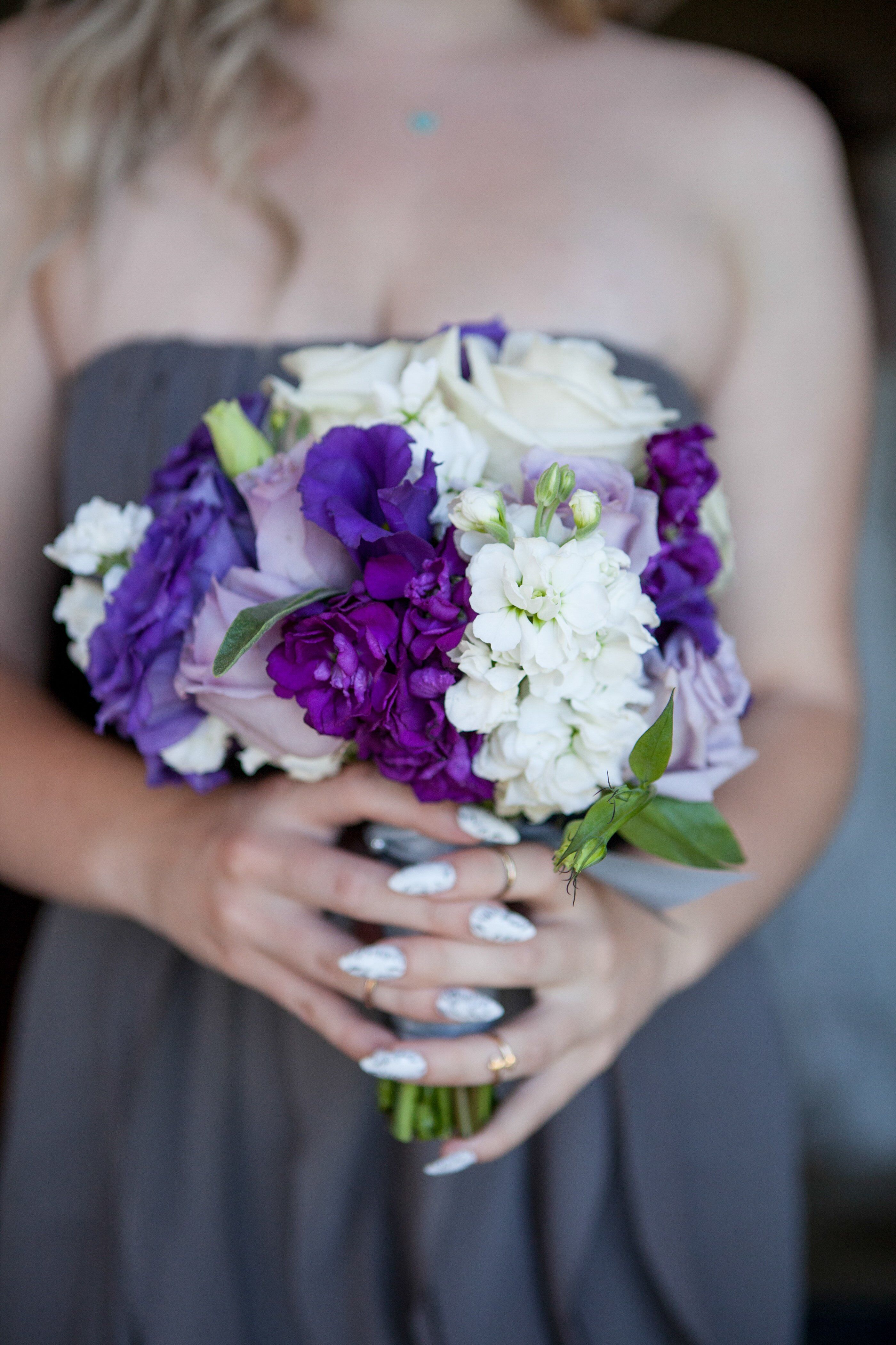 Purple Bridesmaid Bouquet