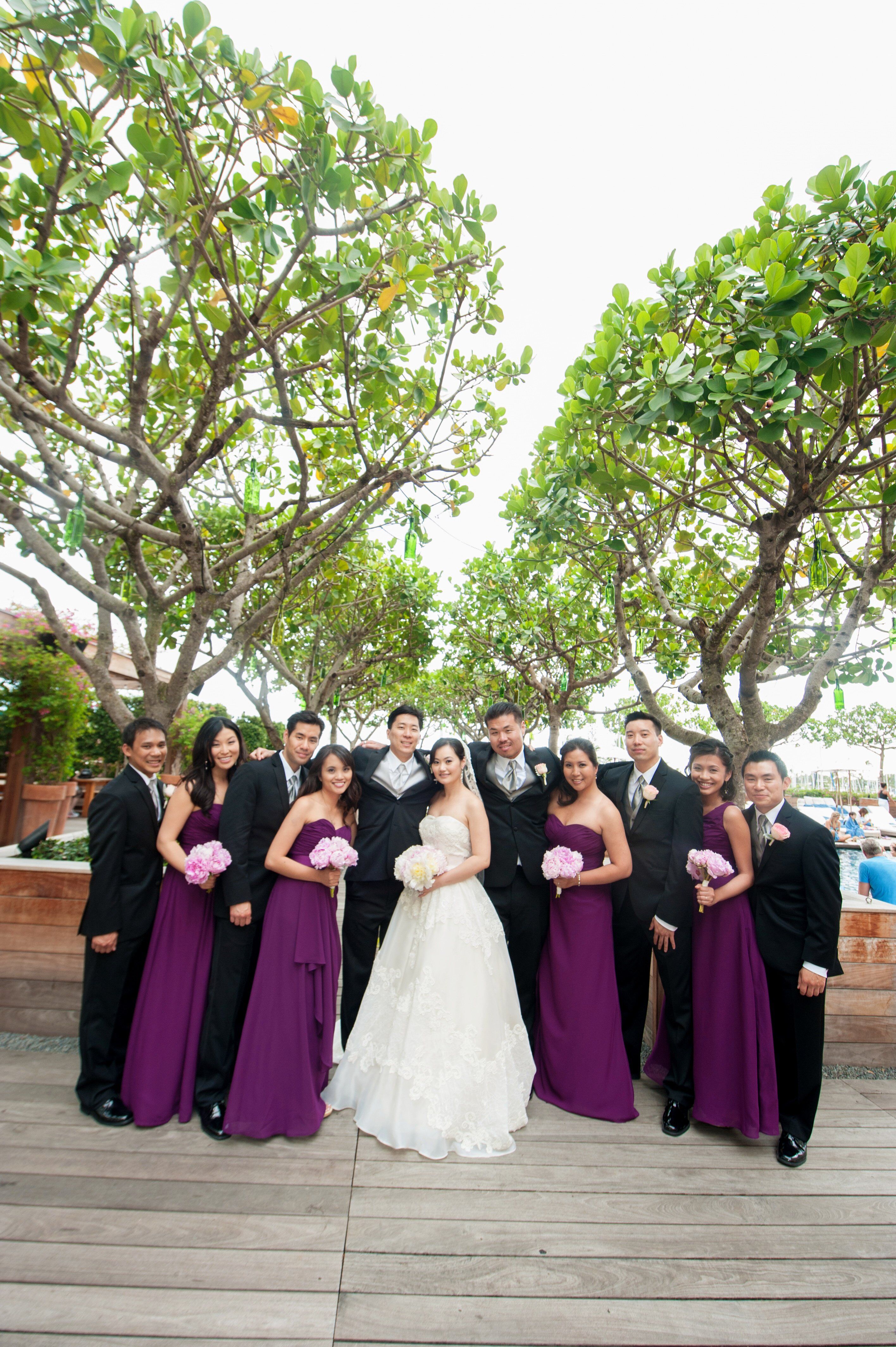 purple and black wedding background