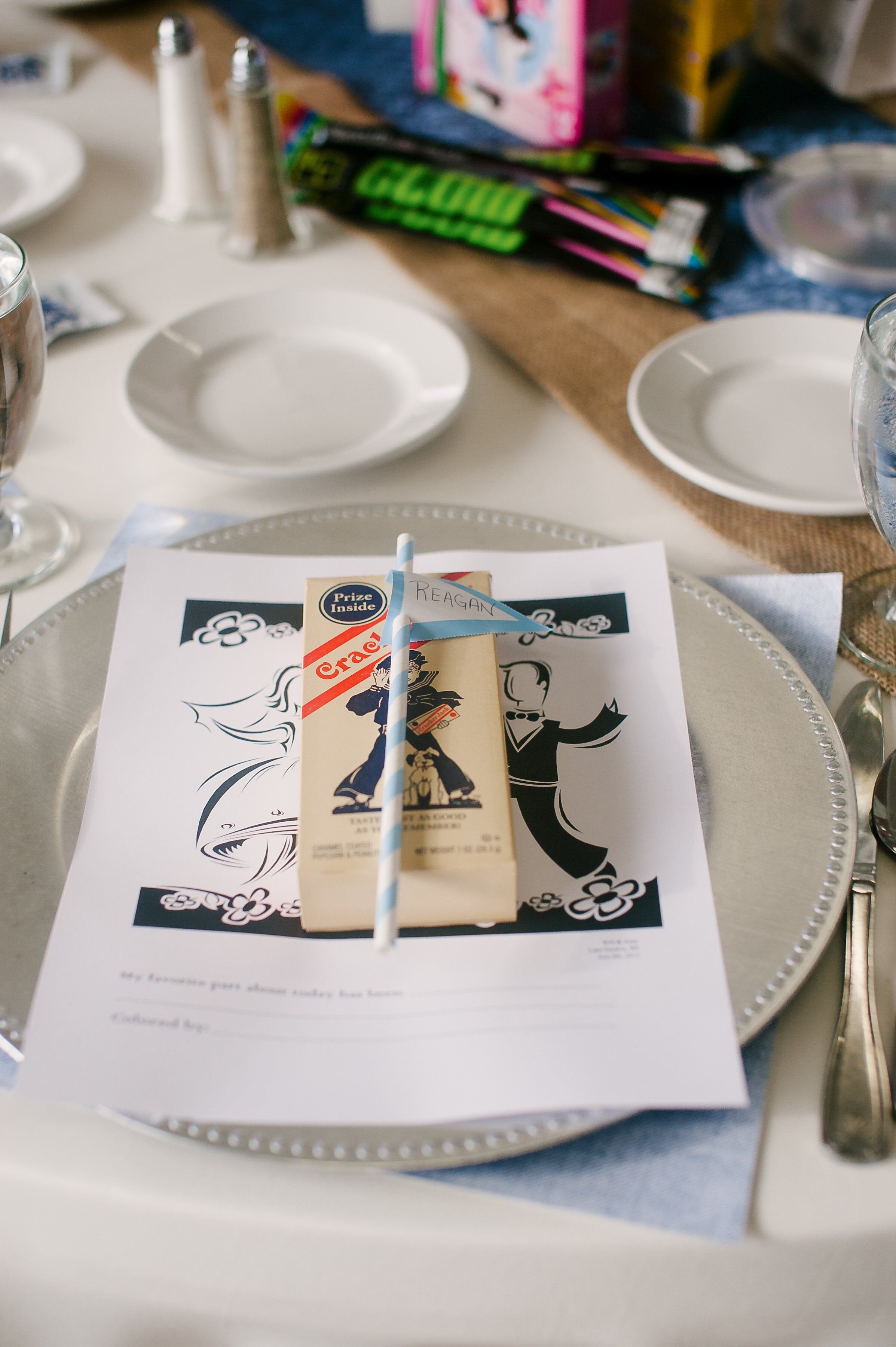 Cracker Jack Place Cards