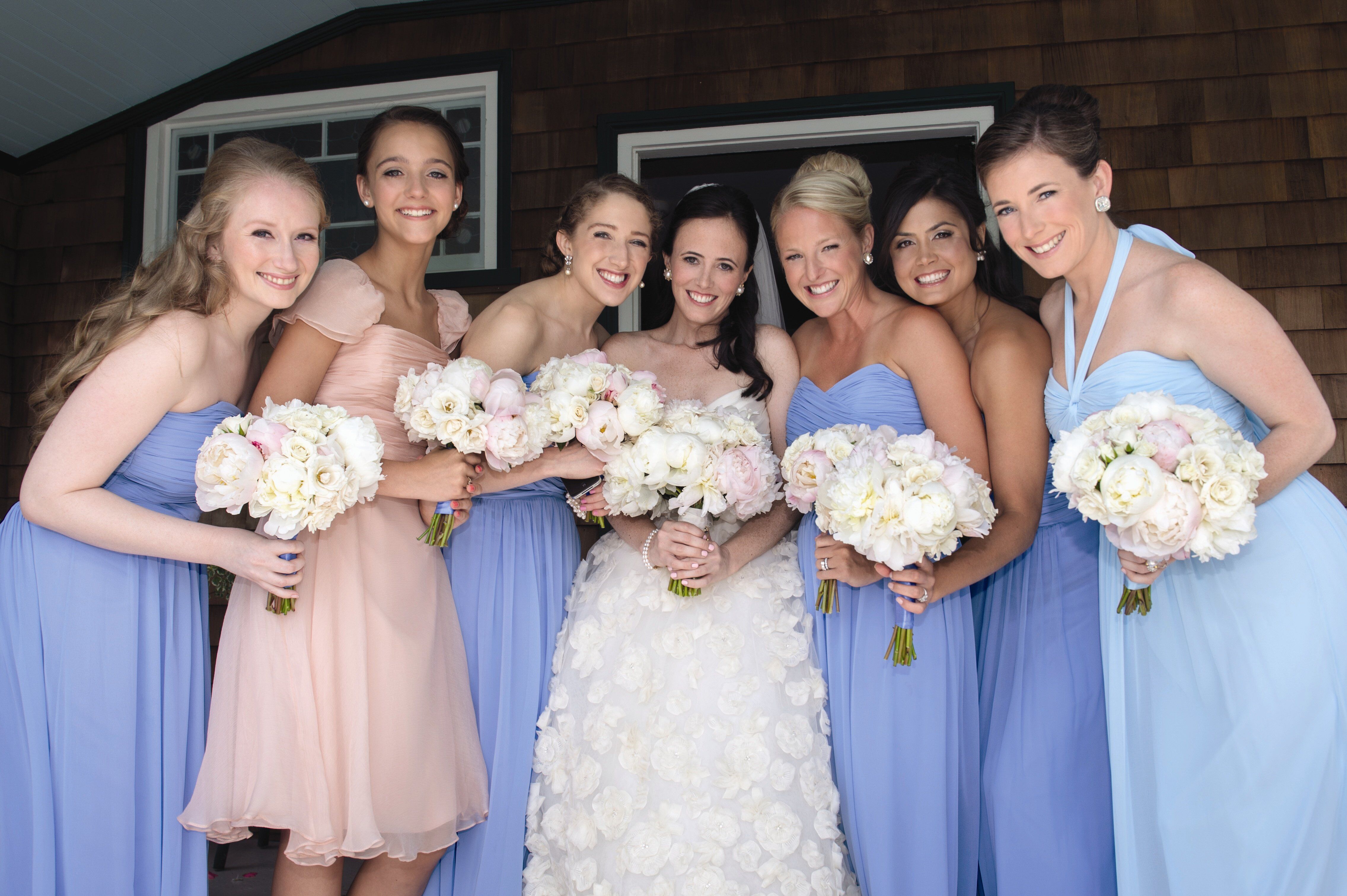 periwinkle bridesmaid dress