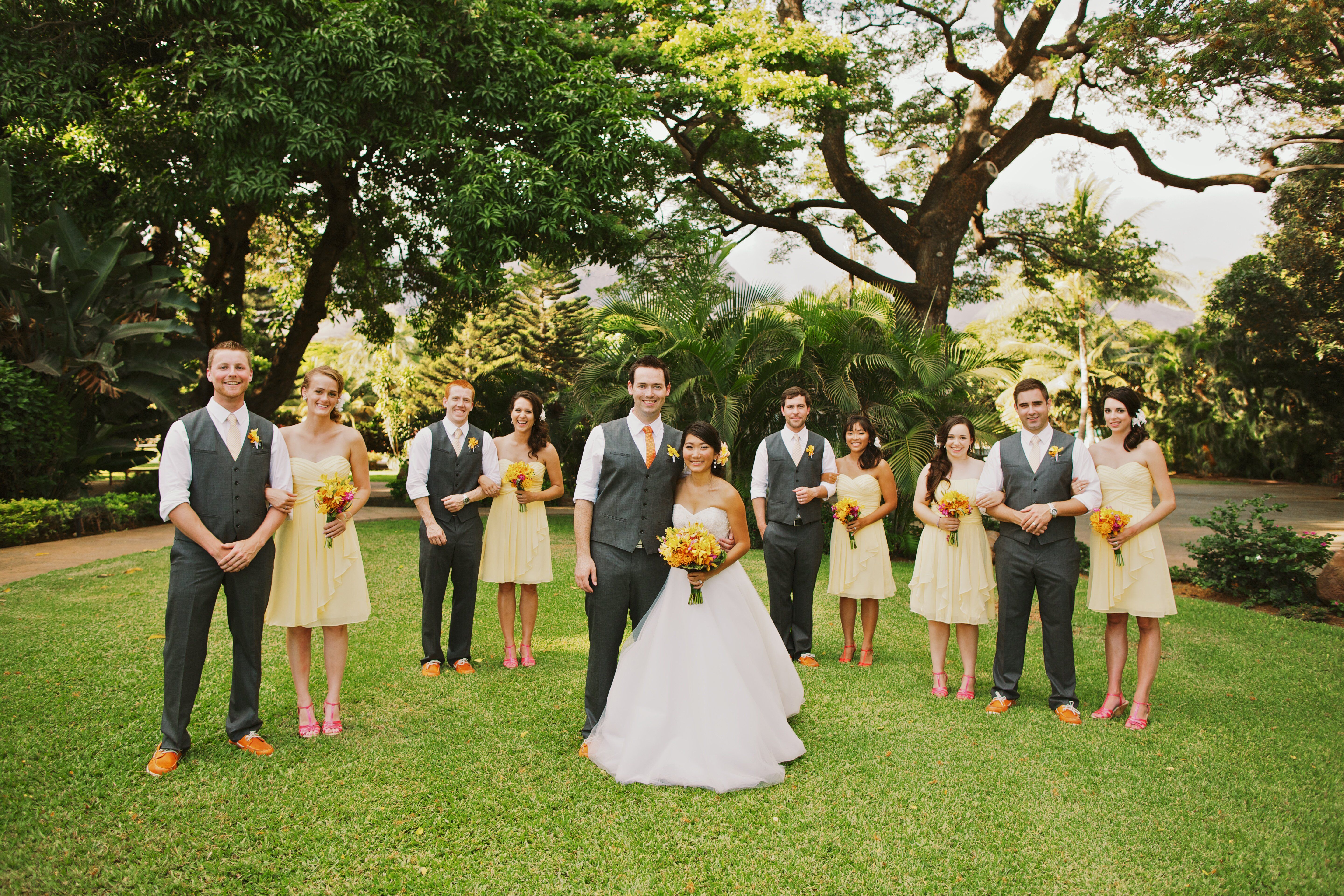 Black and hotsell yellow wedding dresses