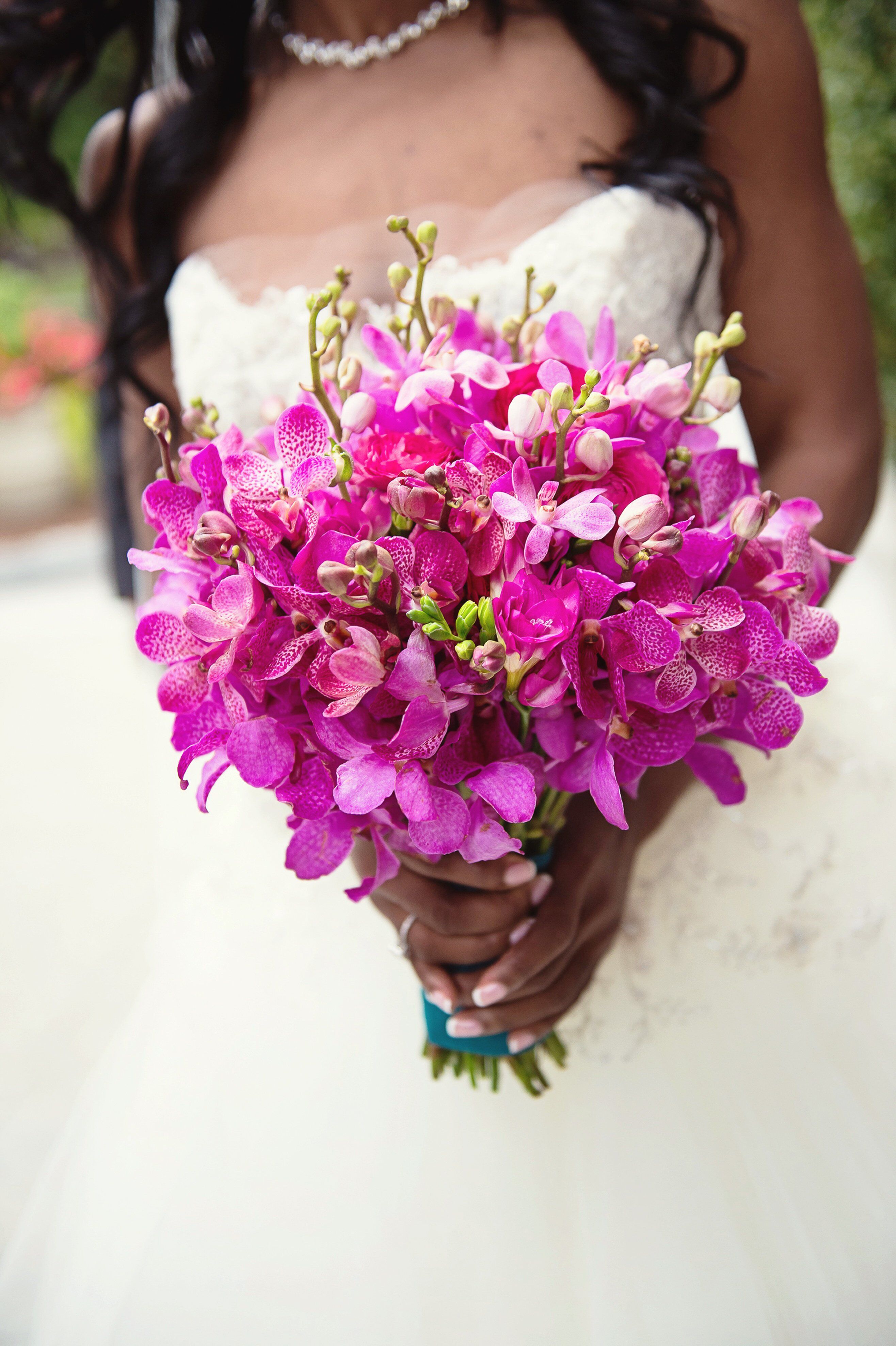 Purple Orchid Bridal Bouquet 8789