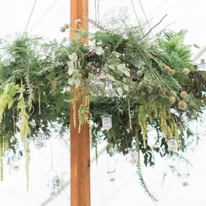 Rustic Ceremony Entrance Display