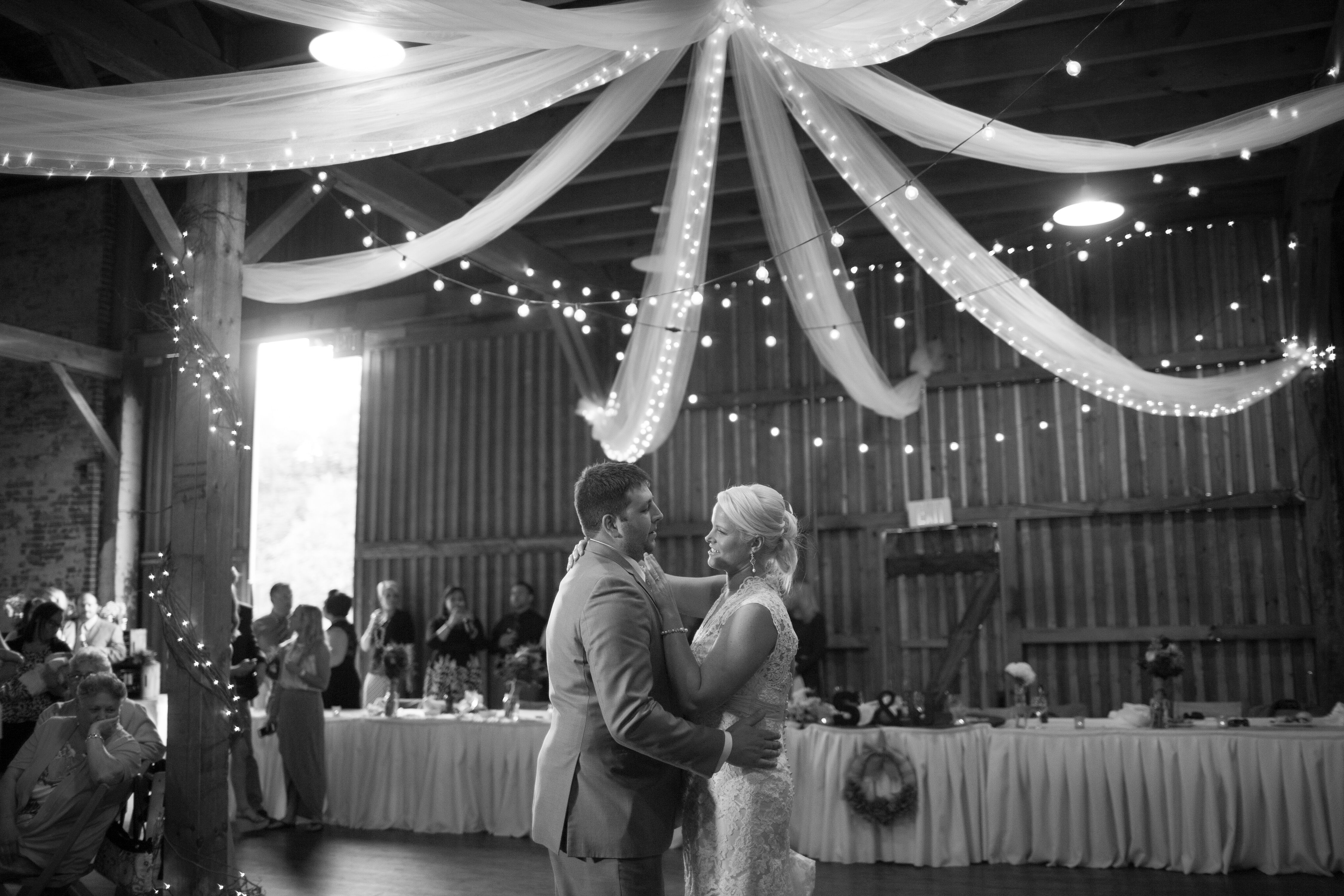 First Dance at West Overton Barn Wedding