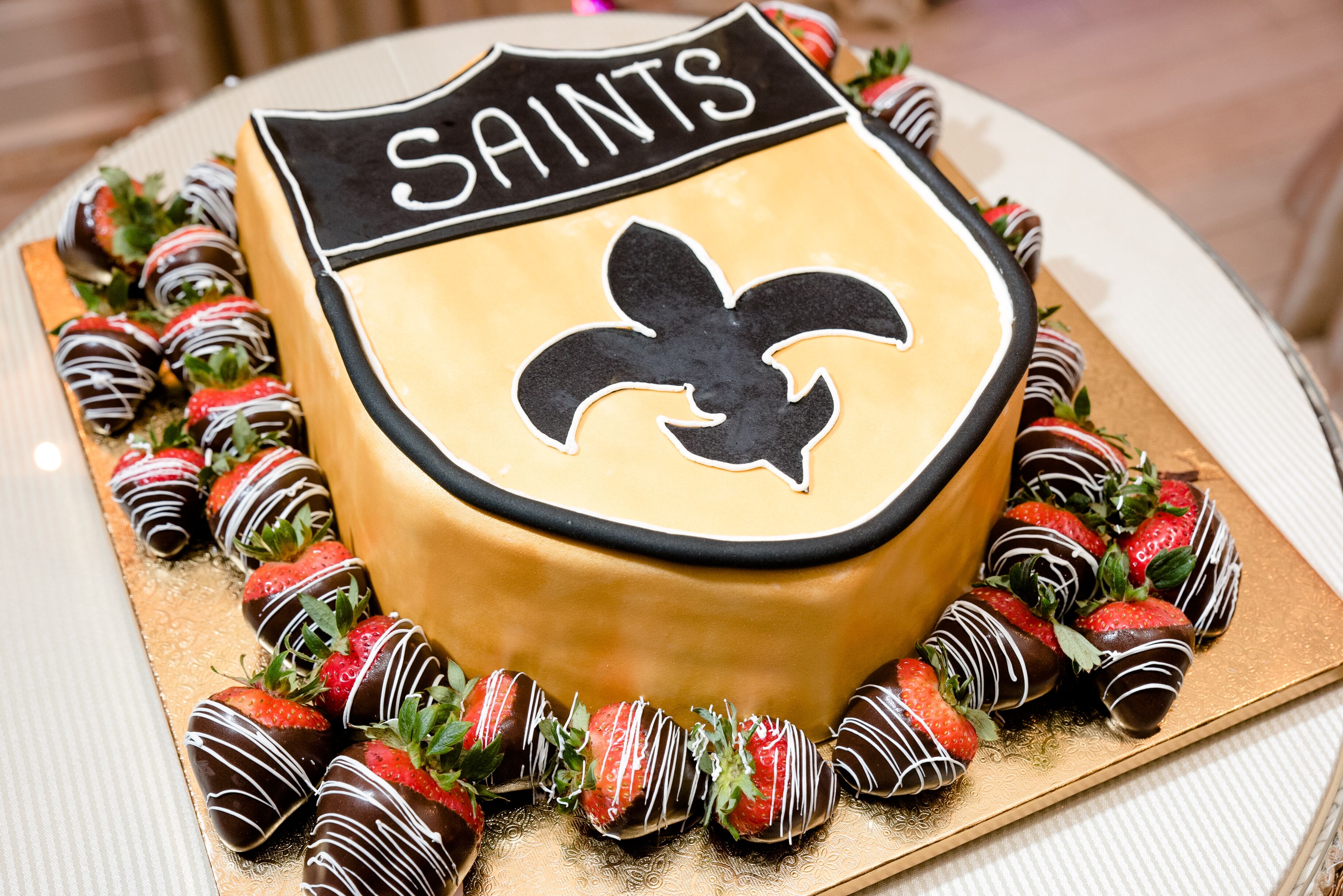 New Orleans Saints Groom Cake