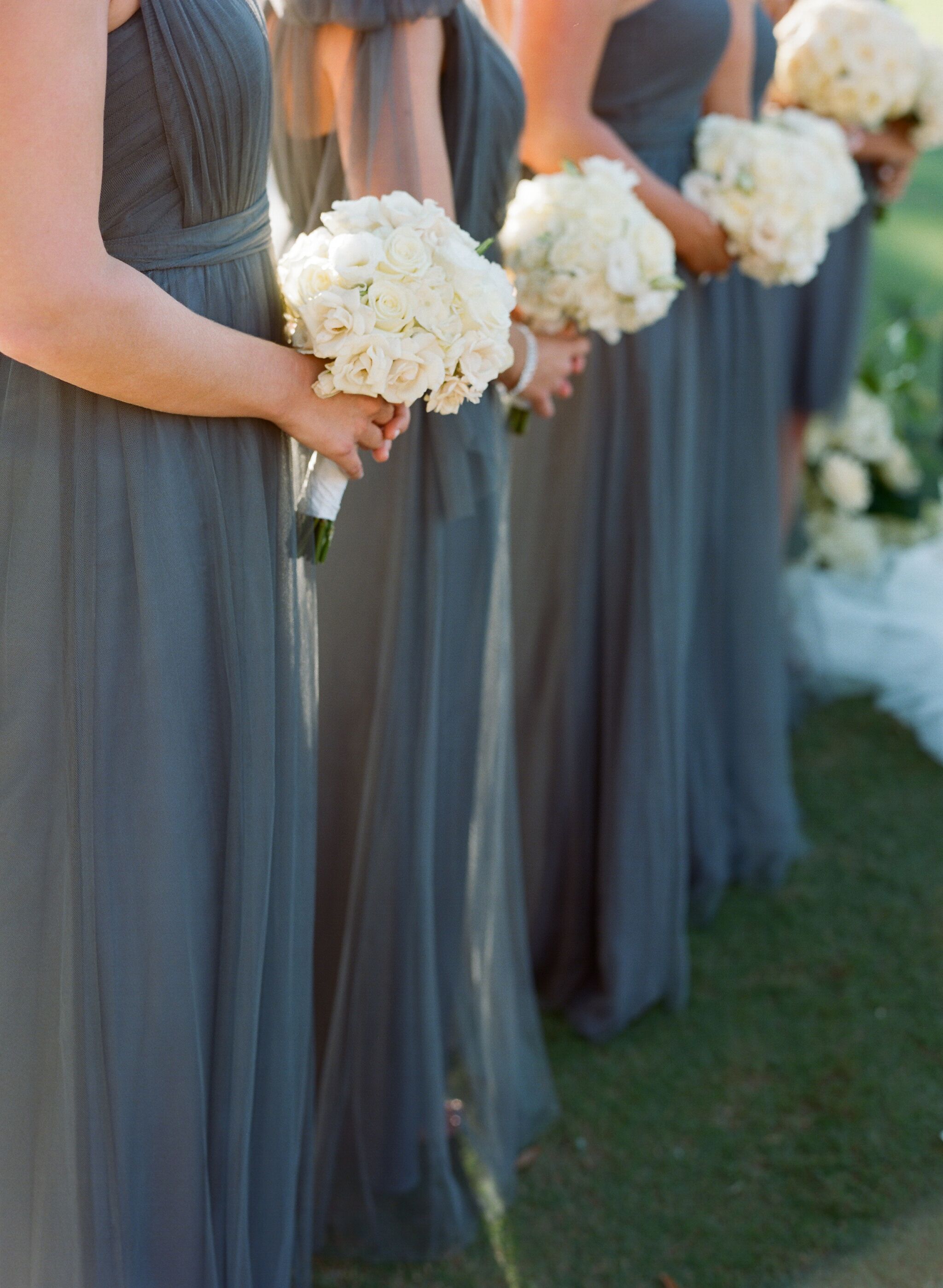 slate blue bridesmaid dresses