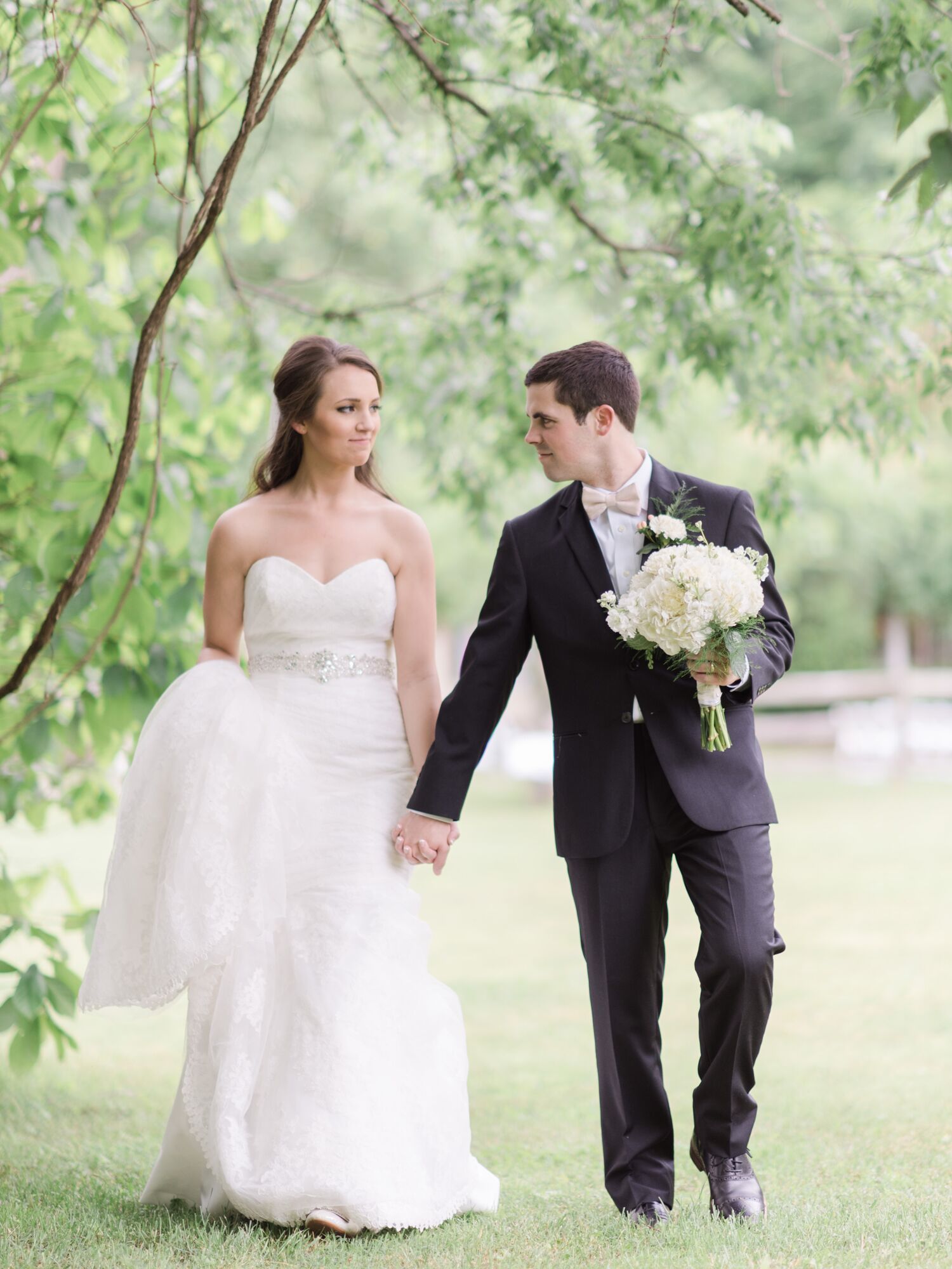 A Romantic Rustic Wedding  at Creekwood Gardens in Rogers  