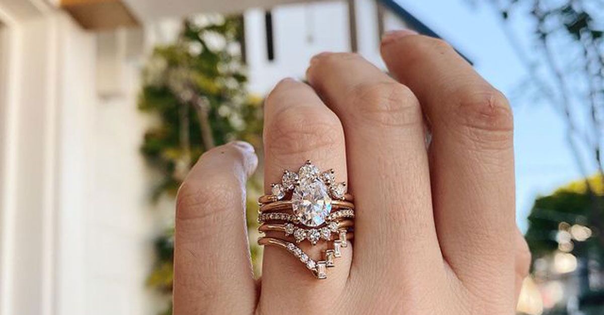 Stacked Engagement Rings And Wedding Bands How To Build Your Set