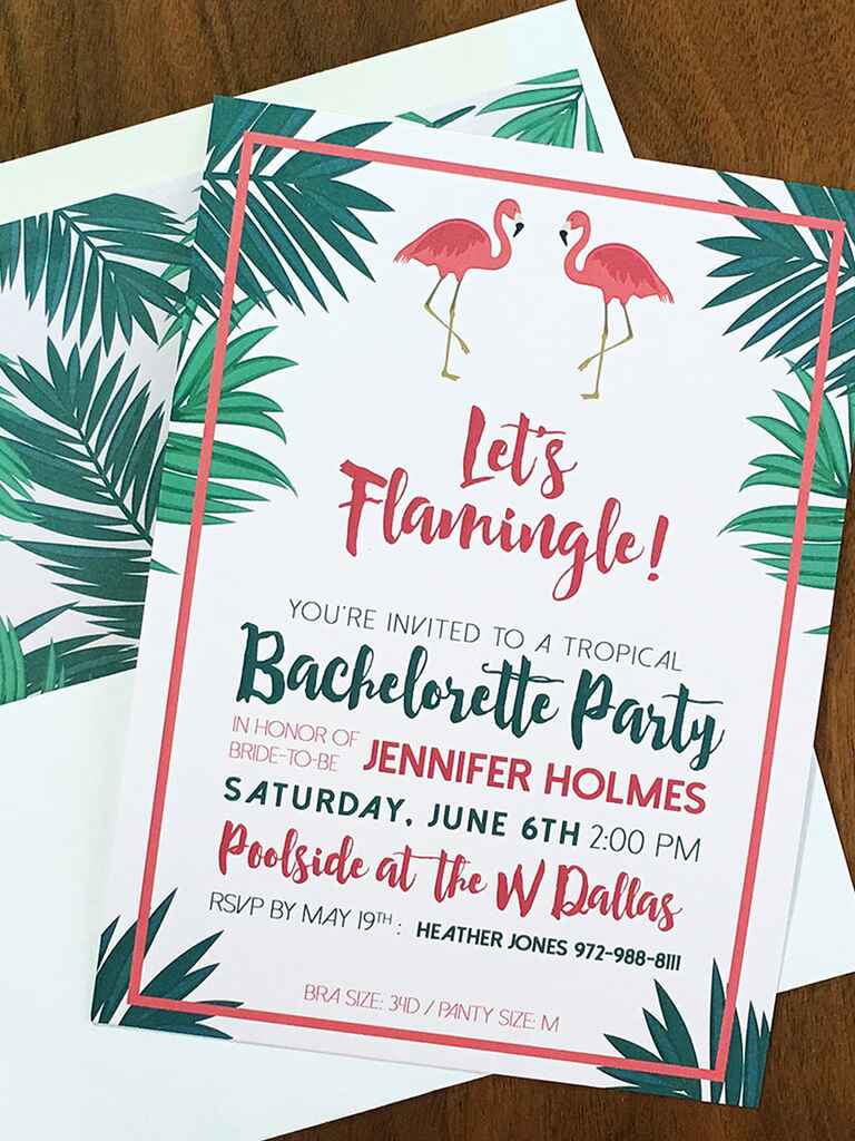14 Printable Bachelorette Party Invitation Templates