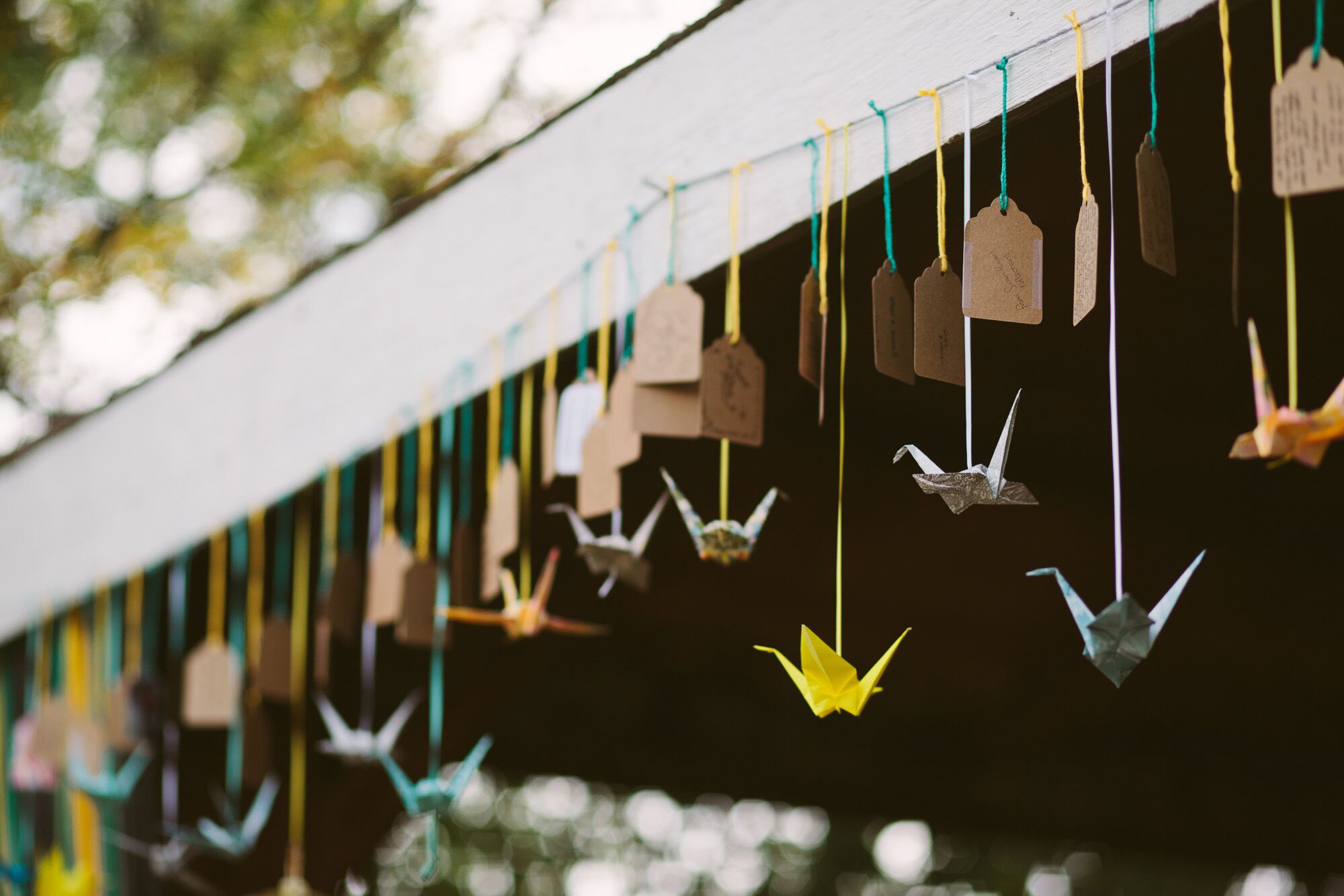 Paper Origami Bird Hanging Decorations