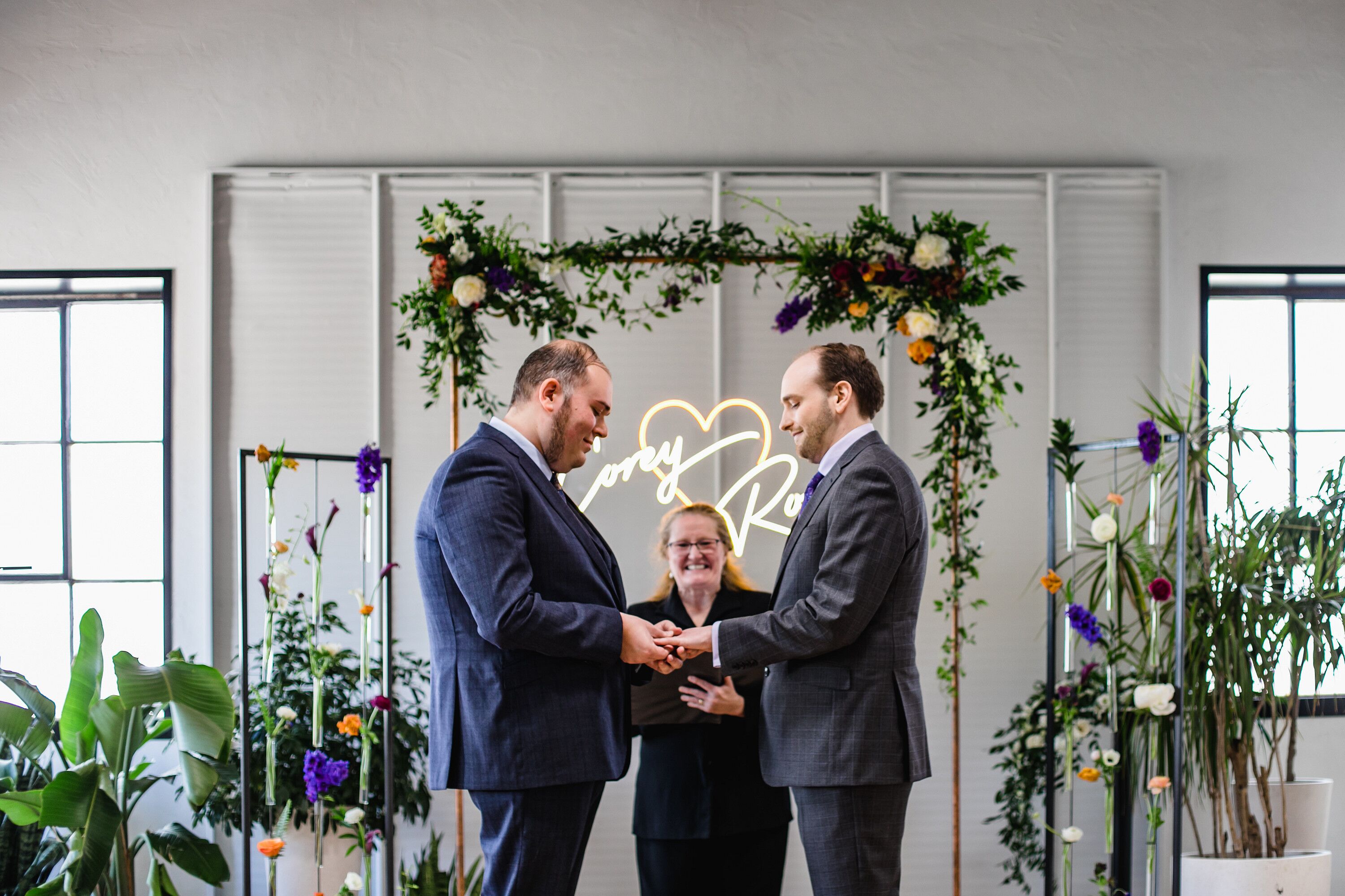One Couples Whimsical Blue-and-Green Microwedding at The Tinsmith in Madison, Wisconsin pic