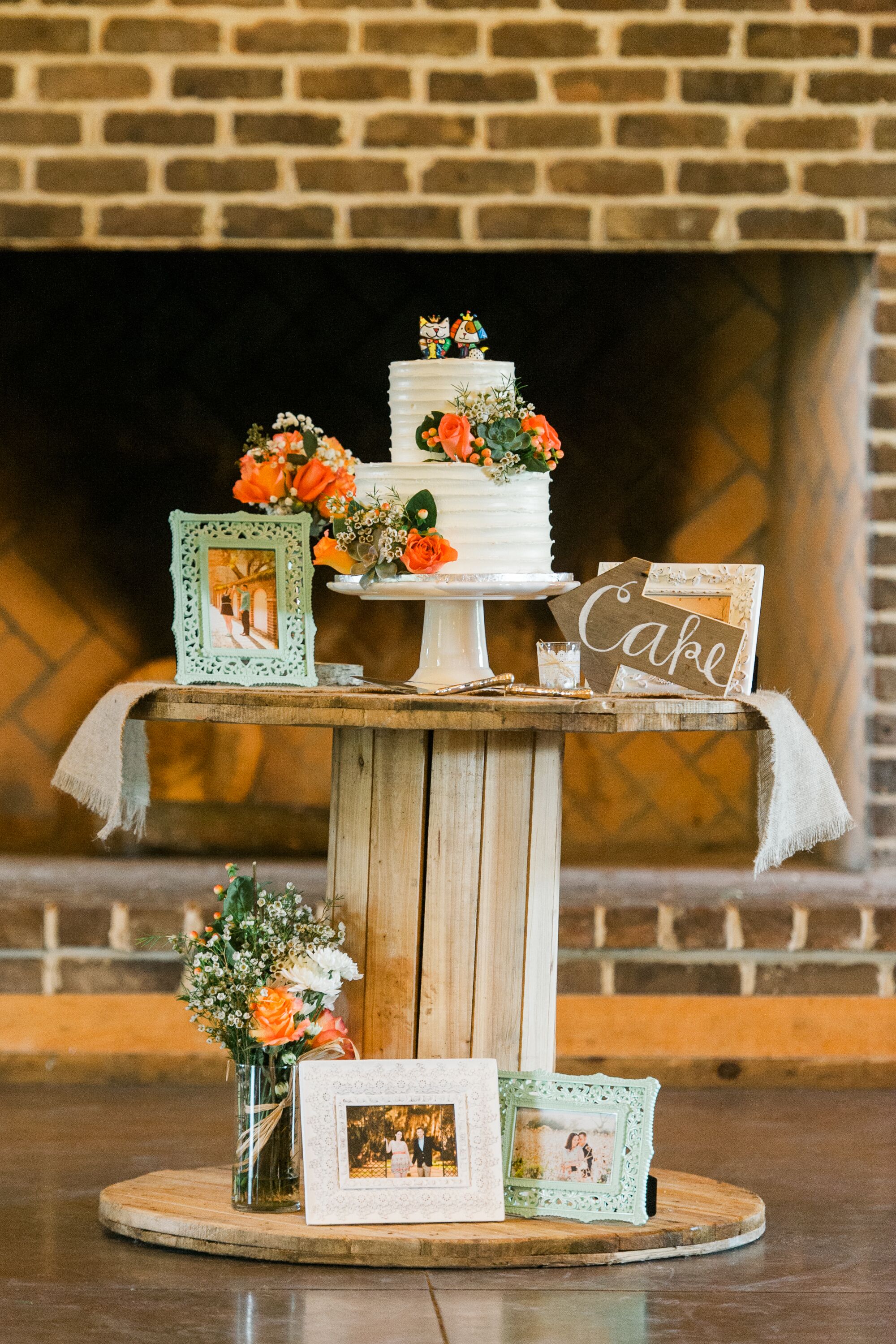 Electrical Wire Spool Cake Table