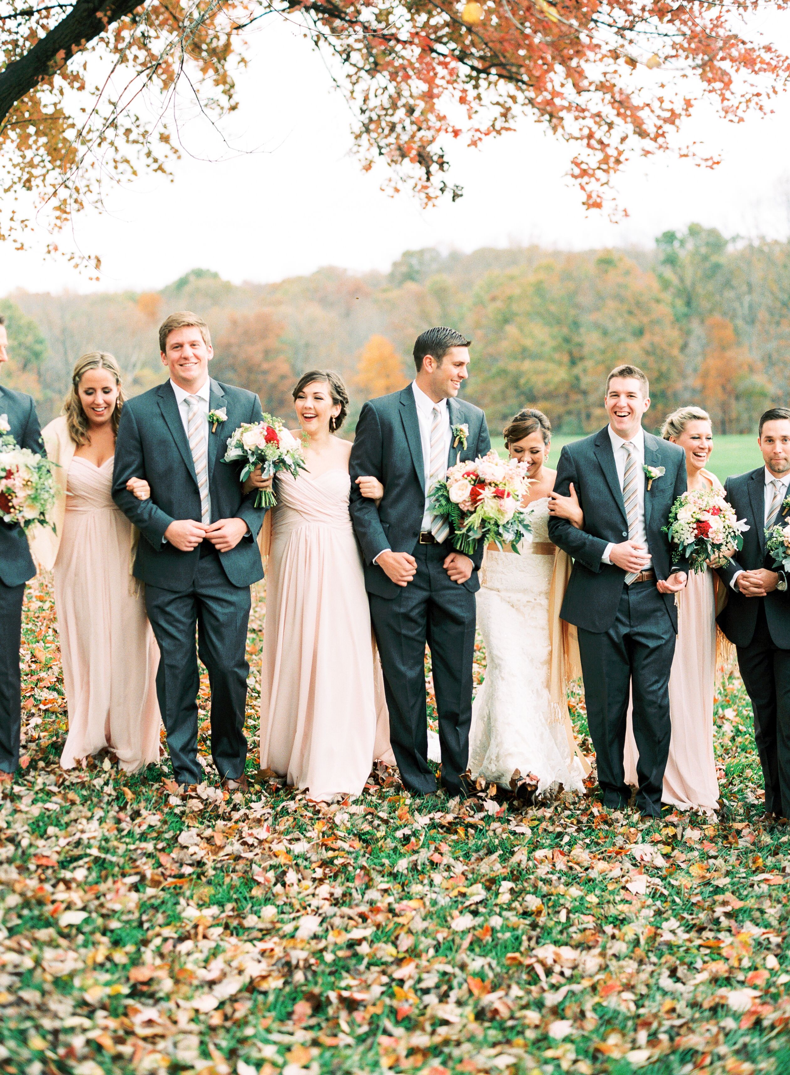 Wedding pictures 2024 bridesmaids and groomsmen