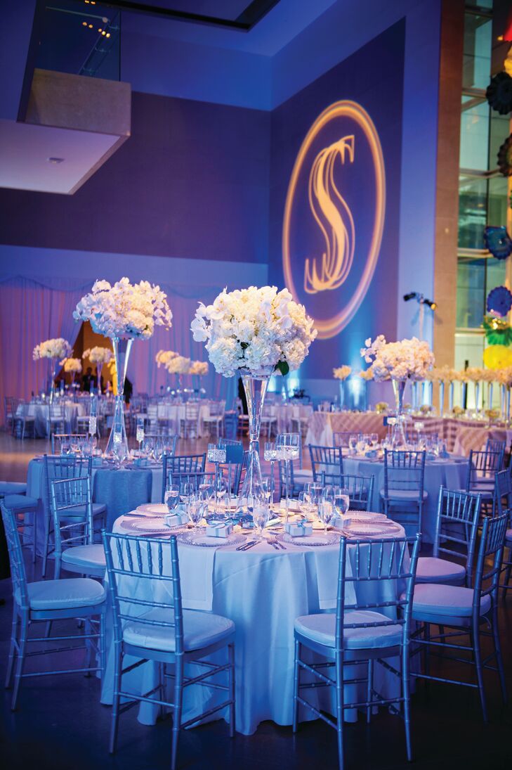 Blue and White Table Decor