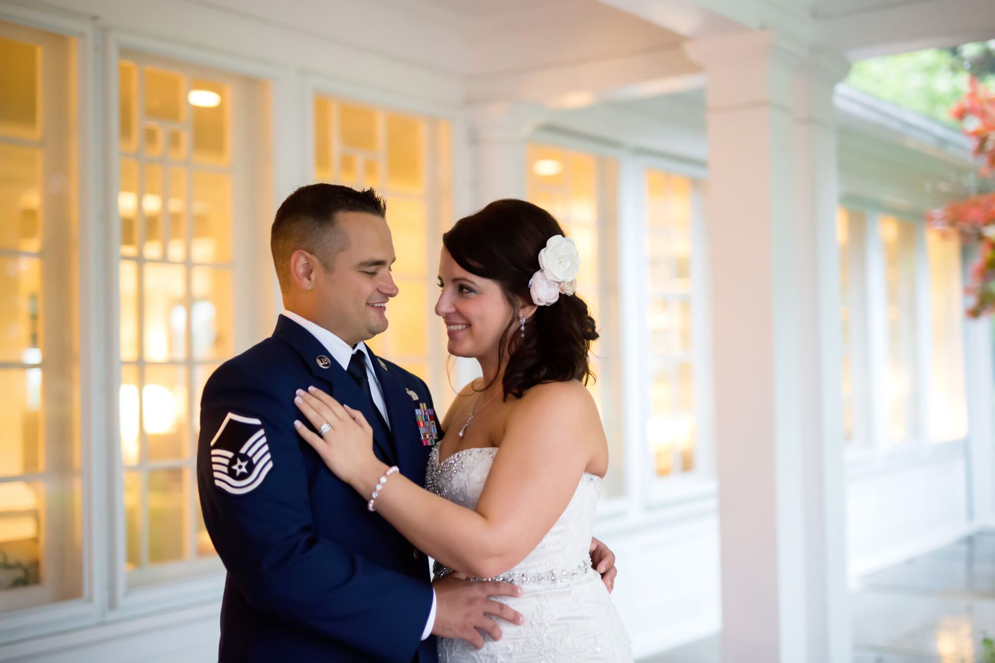 air force officer uniform wedding