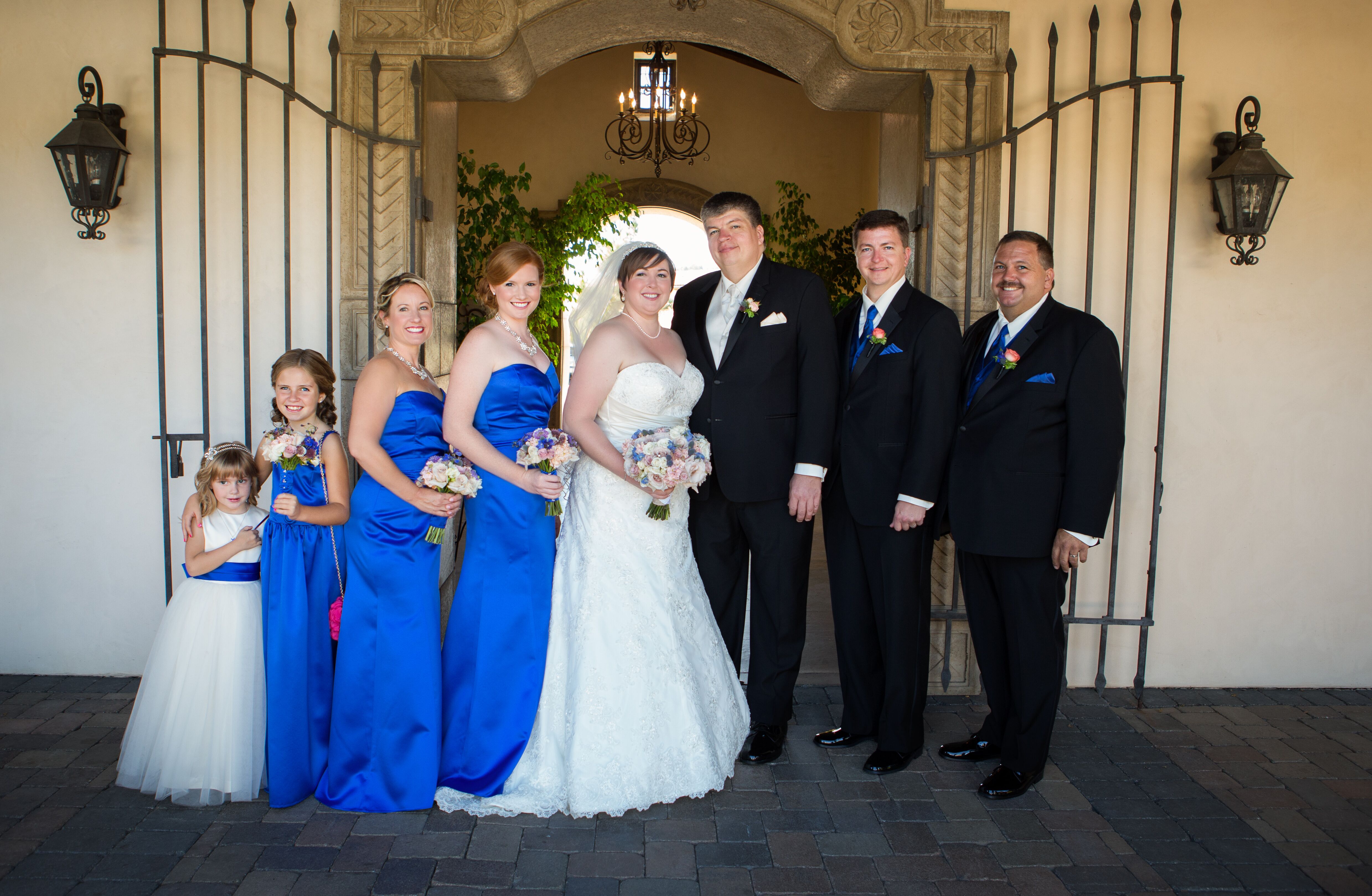 royal-blue-and-black-wedding-party