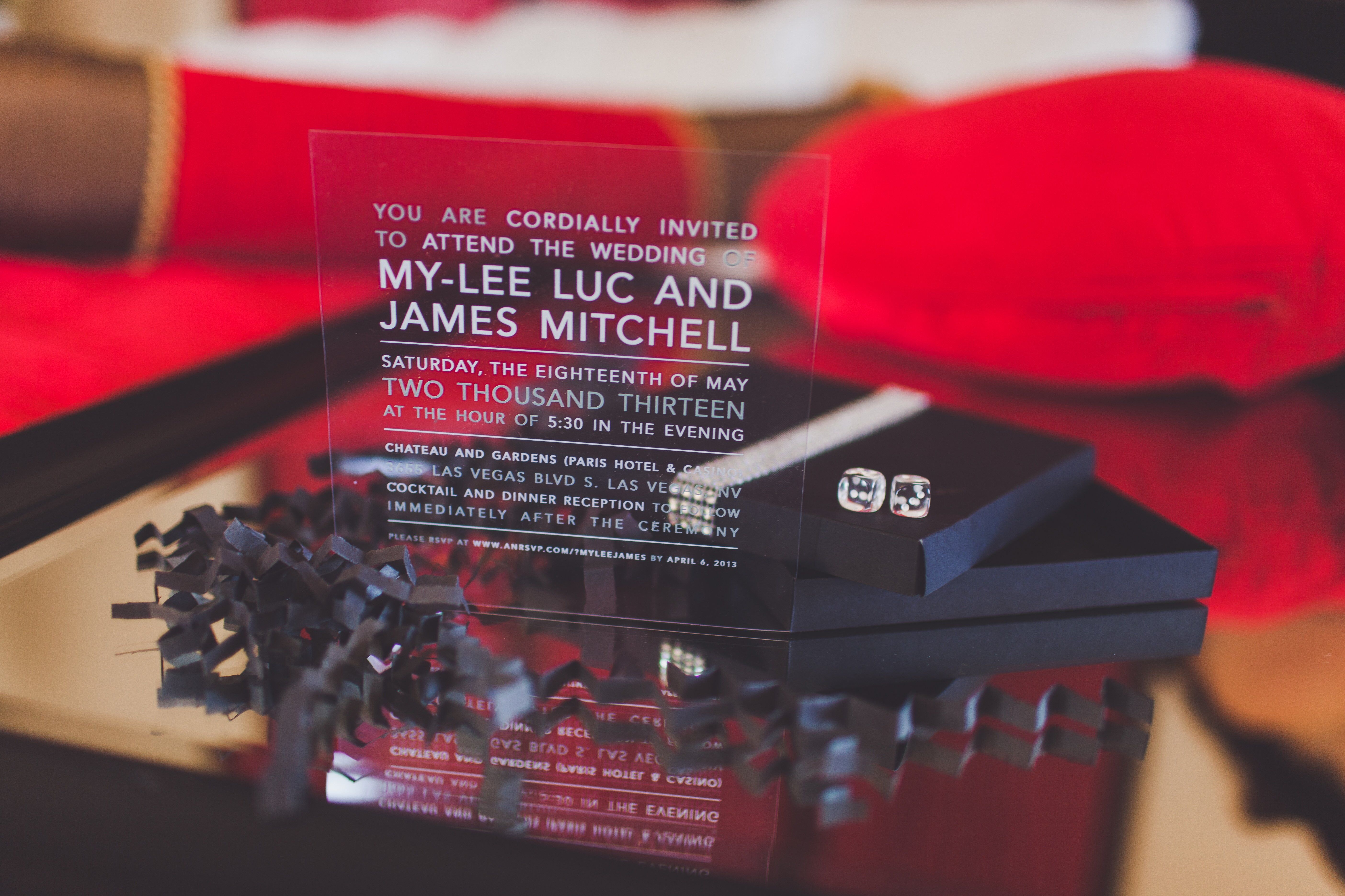 Casino Style Invitations