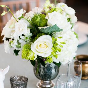 Secret-Garden-Themed Centerpieces