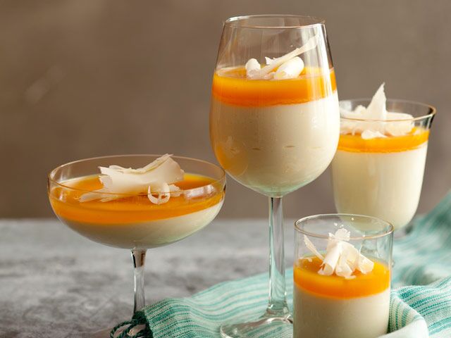 White Chocolate Mousse with Passion Fruit