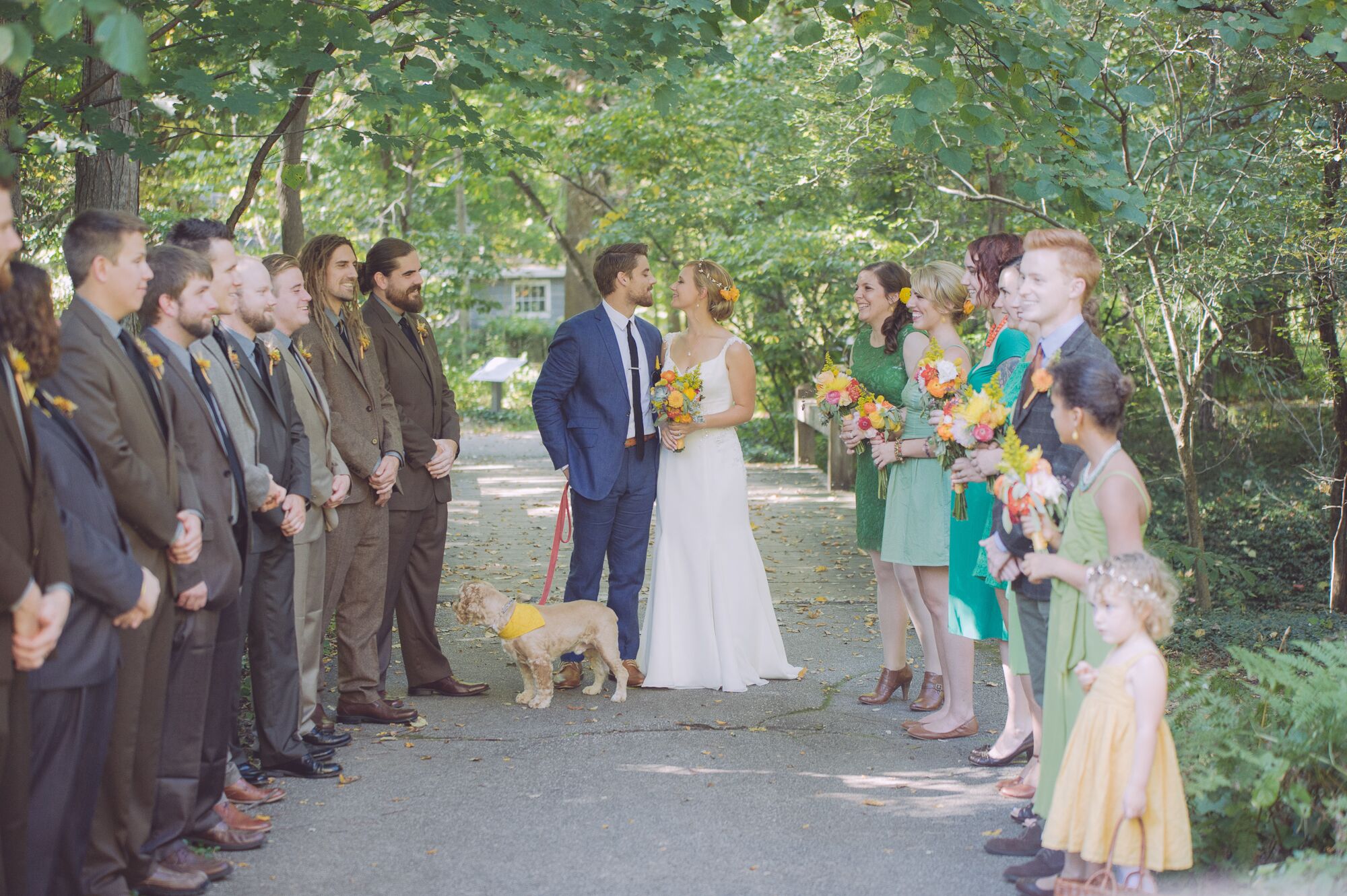 A Rustic Outdoor Wedding At The Fernwood Botanical Gardens In
