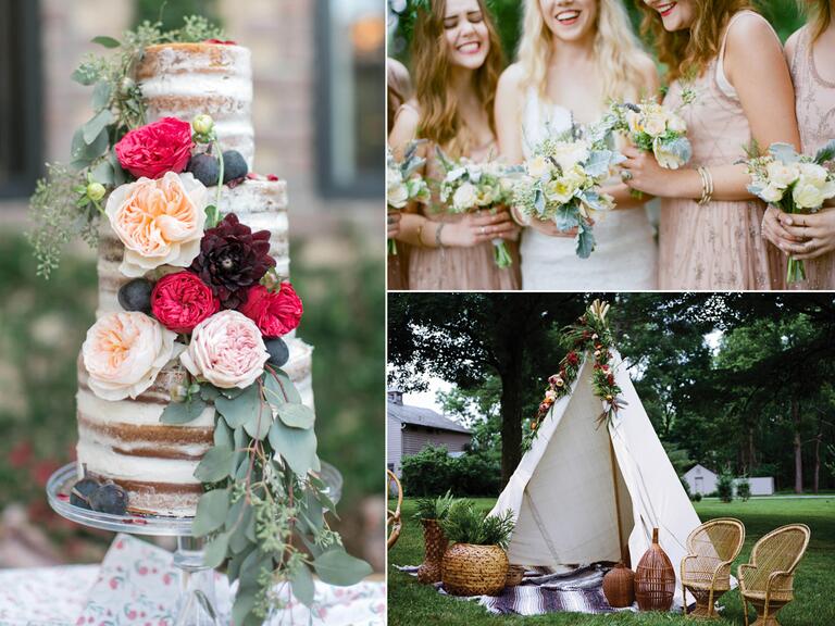 Ideas for a bohemian themed wedding