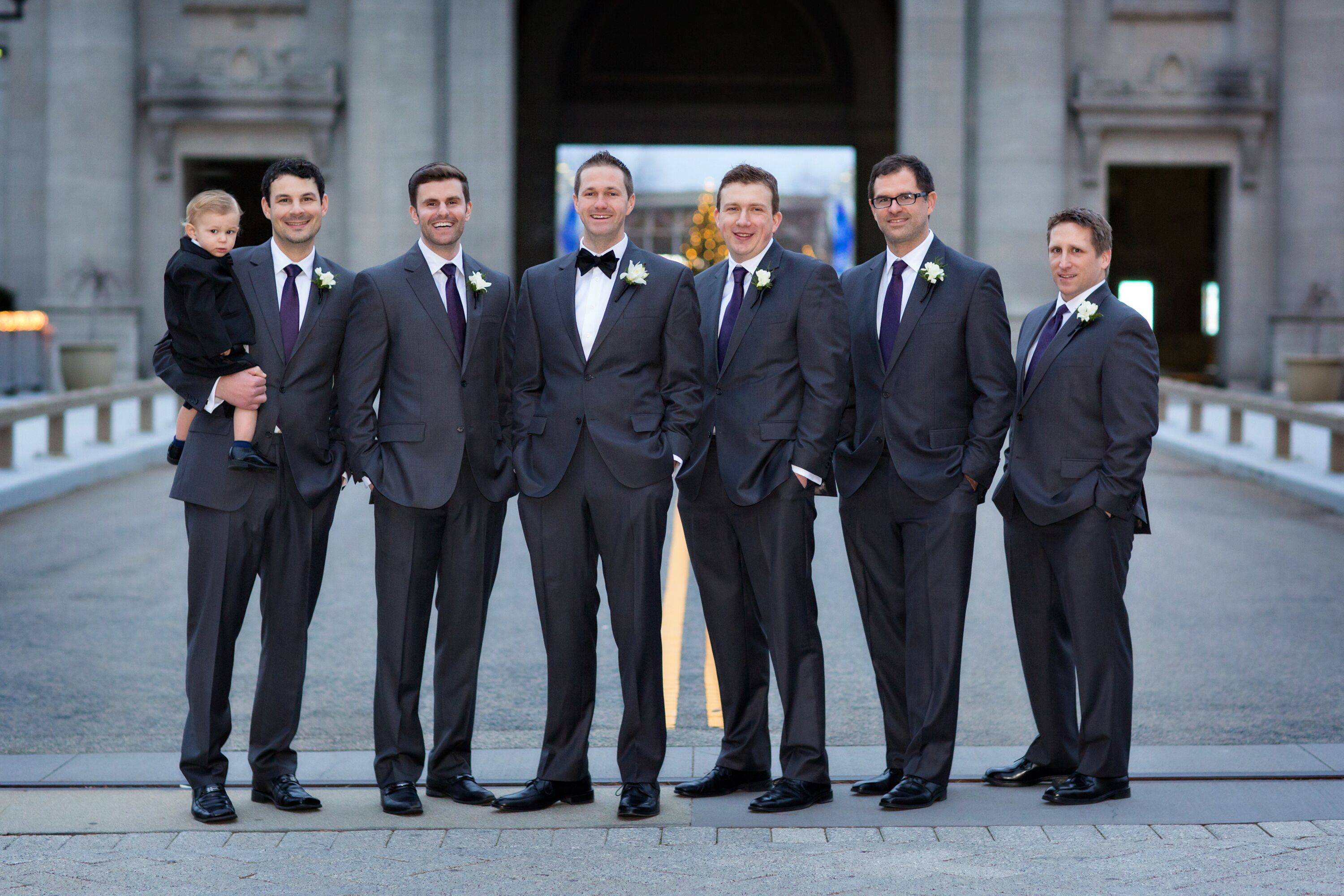 Charcoal 2025 groomsmen suits