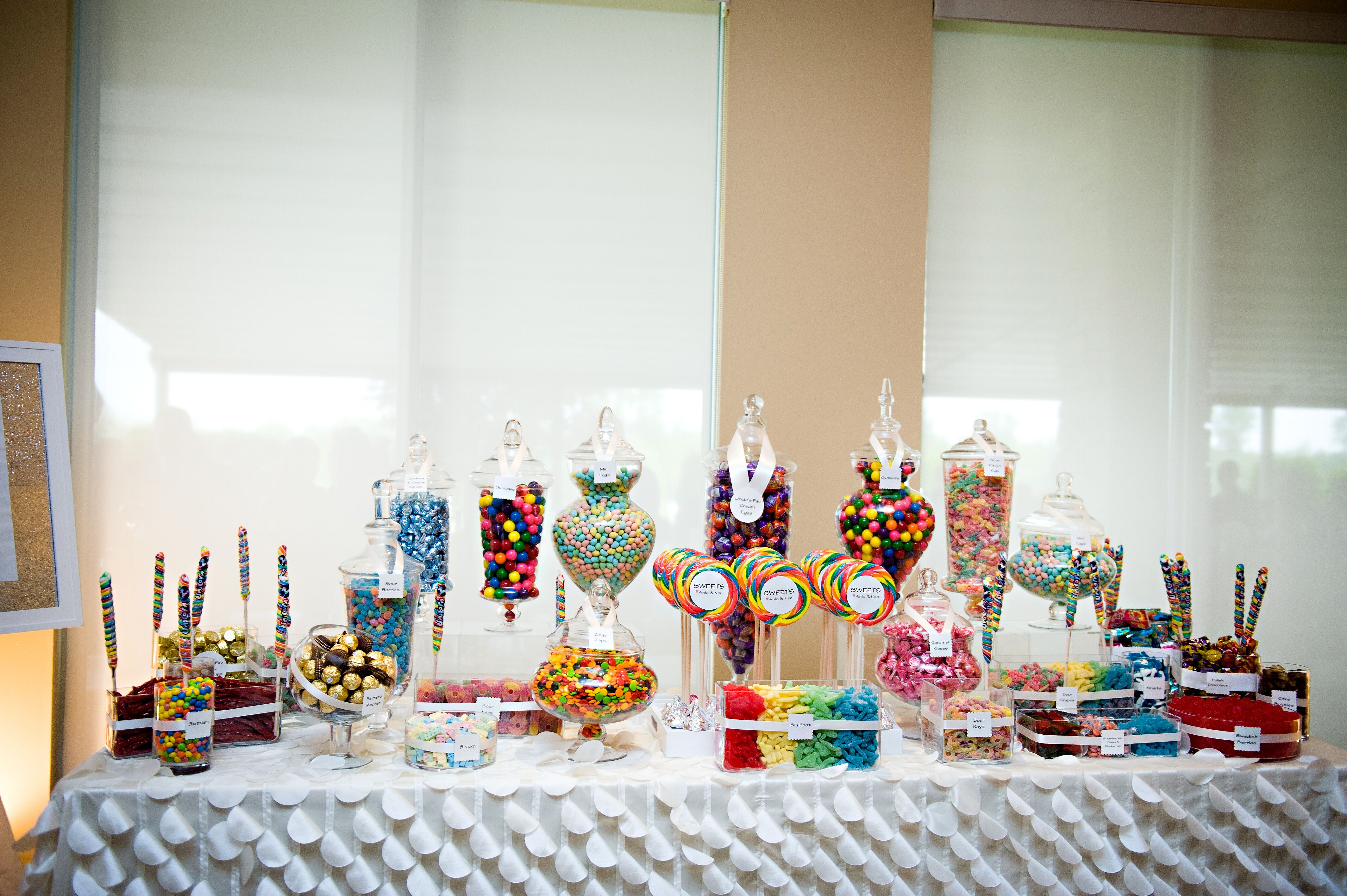 Colorful Candy Bar Dessert Table