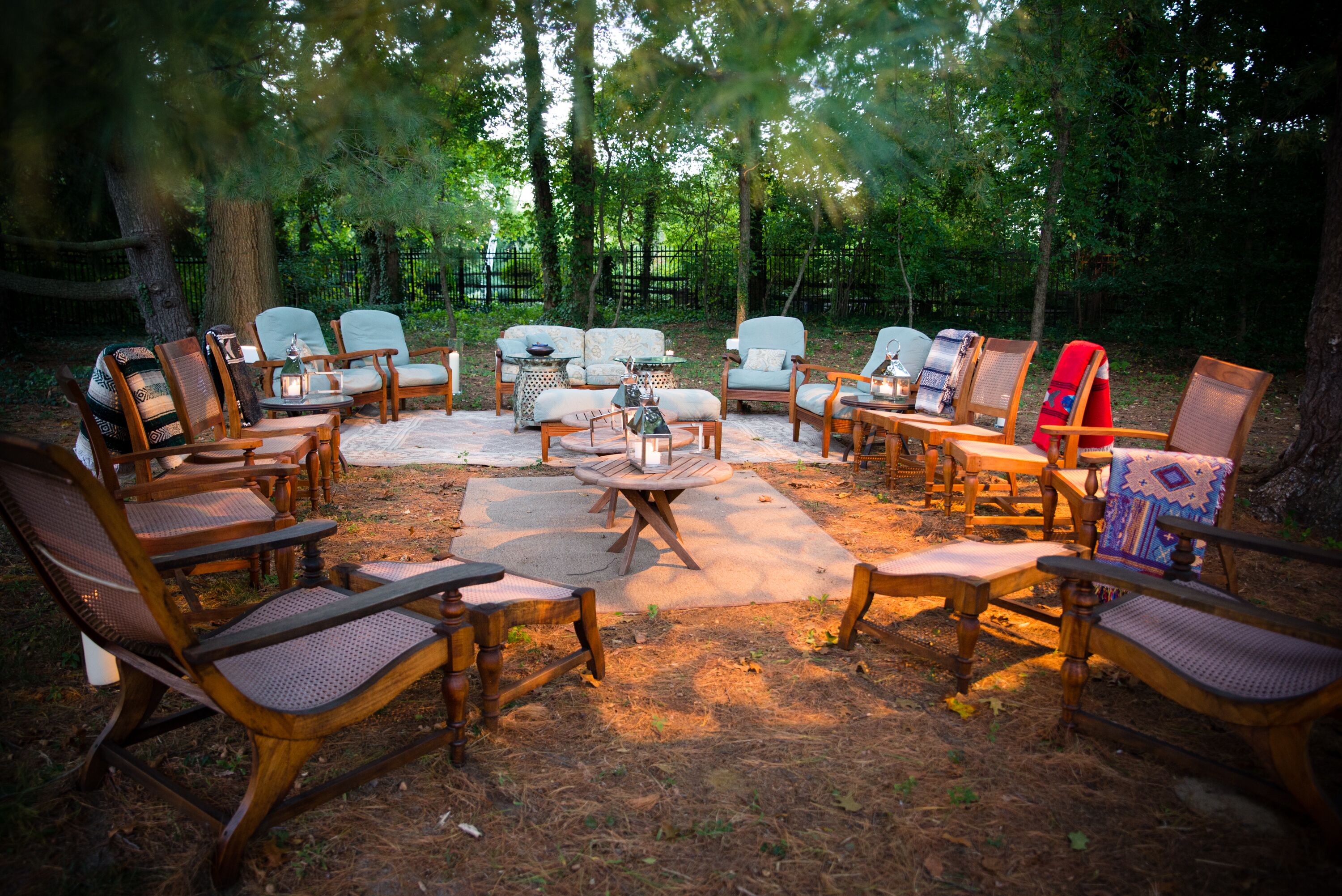 An Outdoor Cigar Smoking Lounge