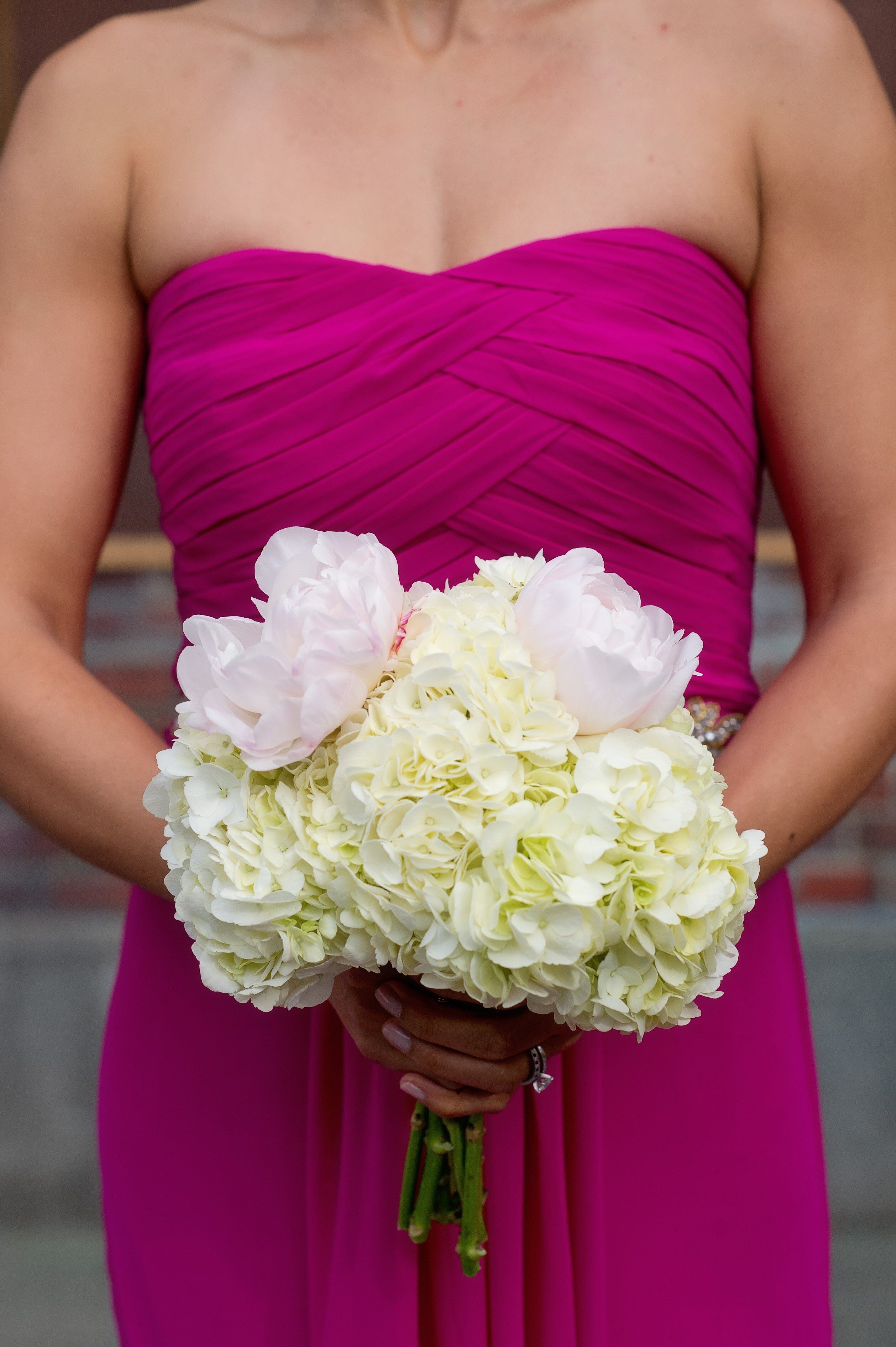 Hydrangea Bridesmaids Bouquet