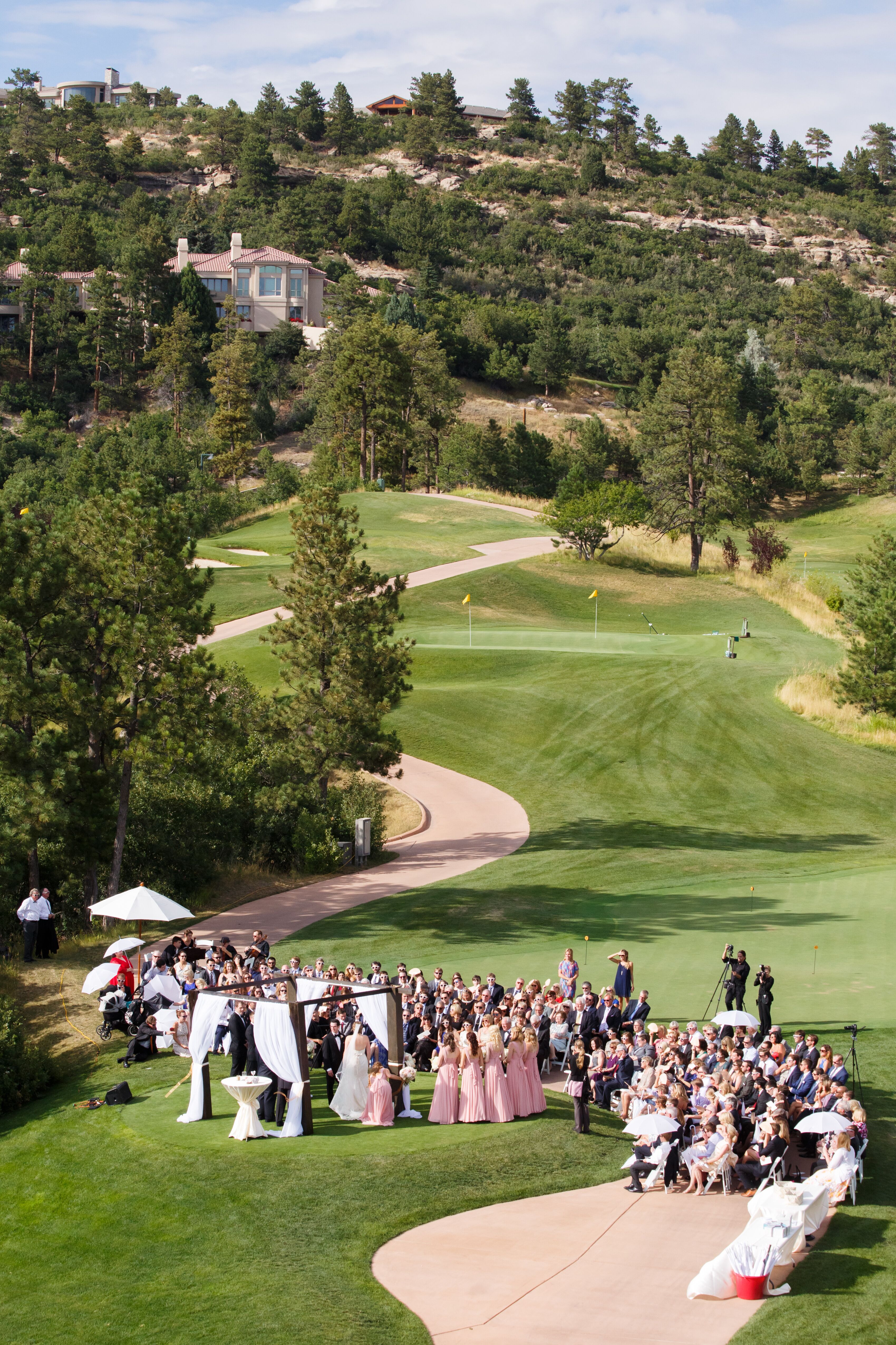 Outdoor Ceremony on Golf Course