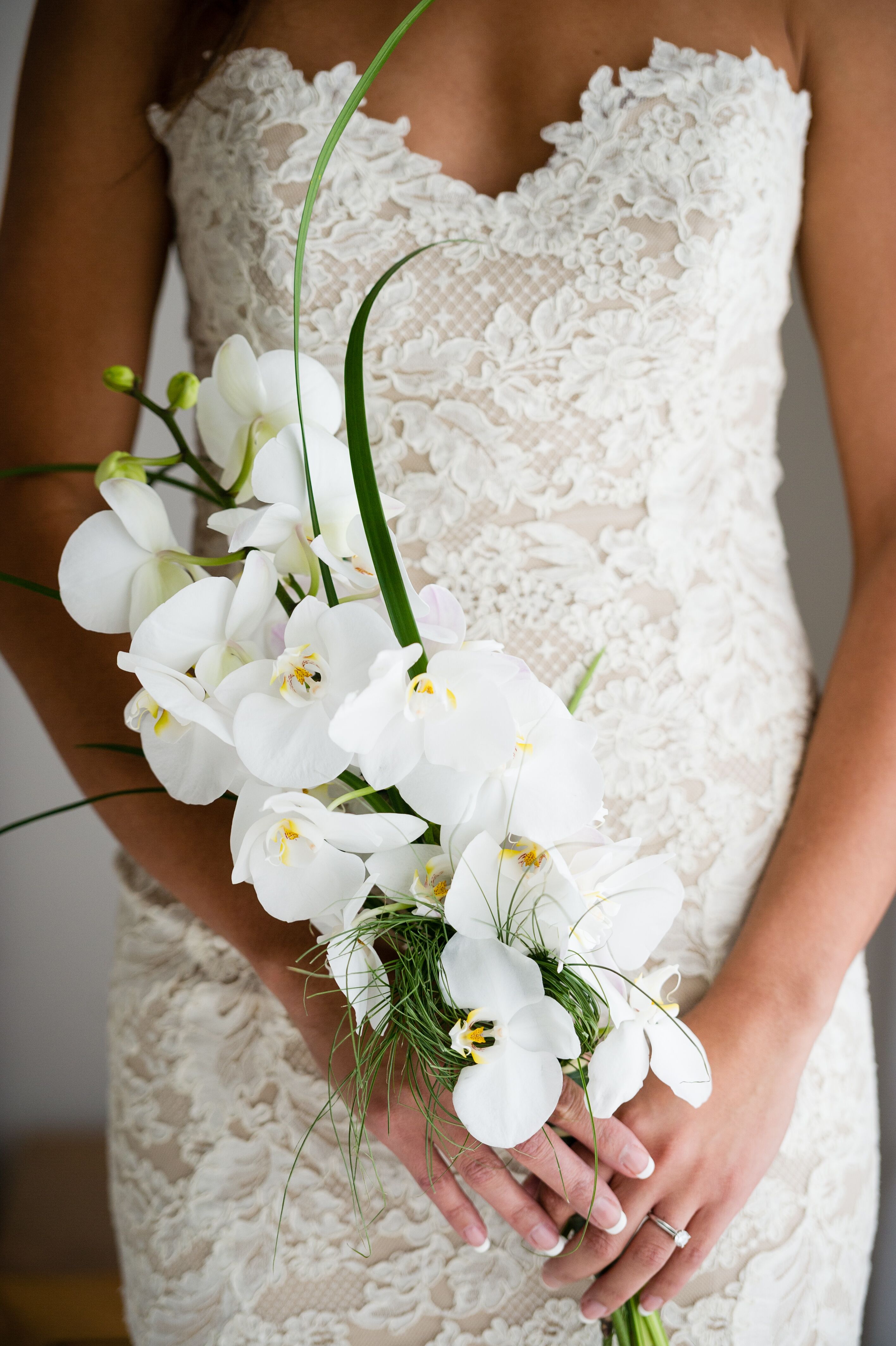 White Orchid Wedding Flowers