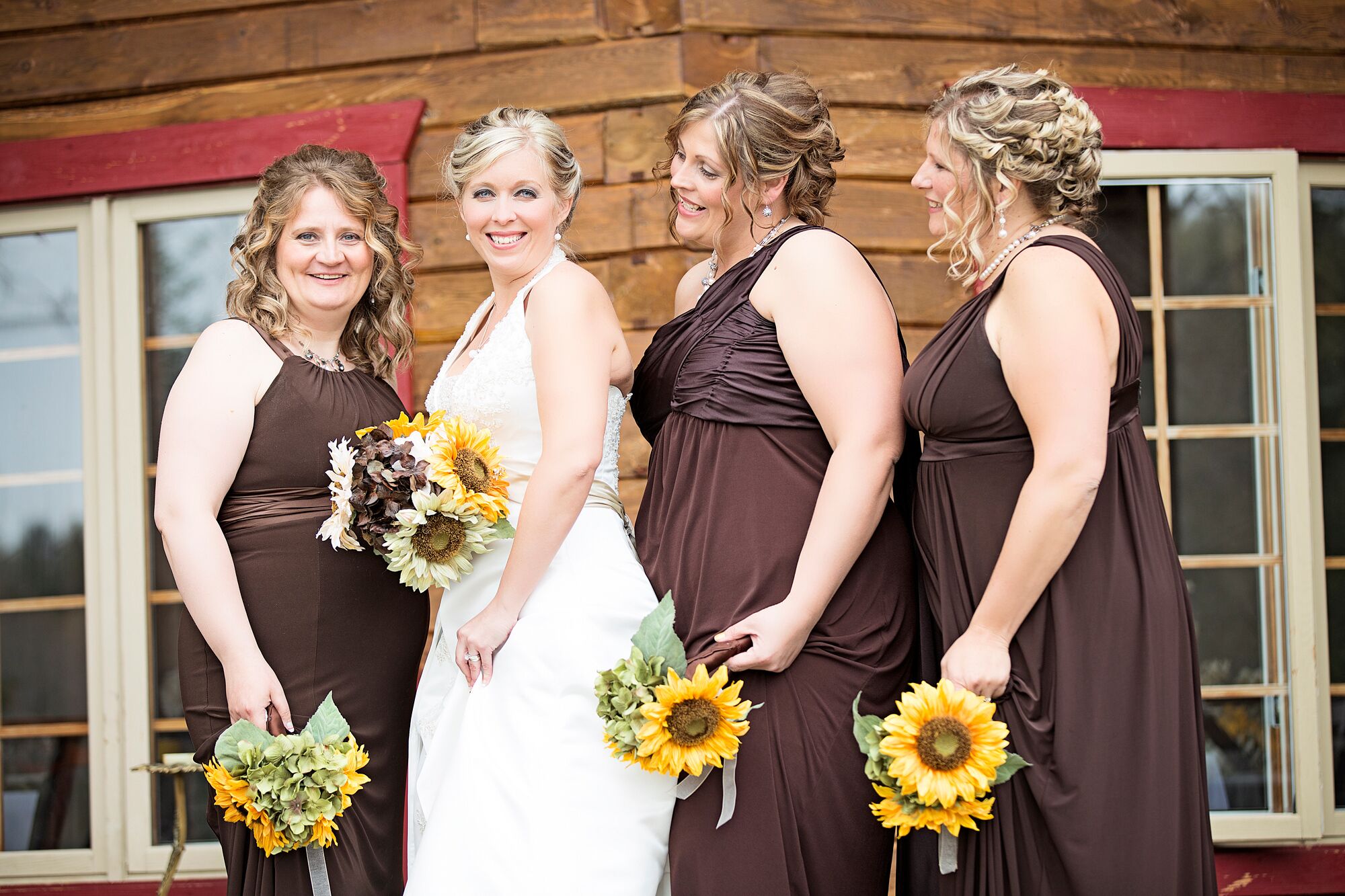 Rustic Brown Bridesmaid Dresses