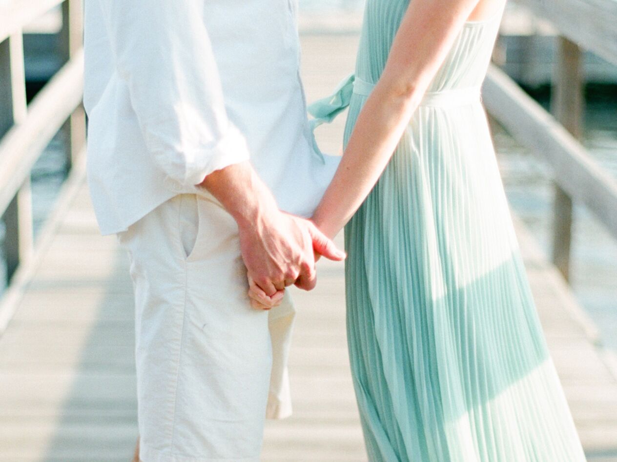 do you have to wear white to your rehearsal dinner