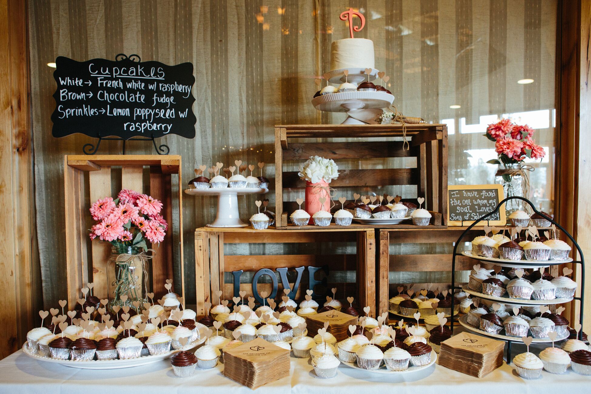 Rustic Dessert Bar Display