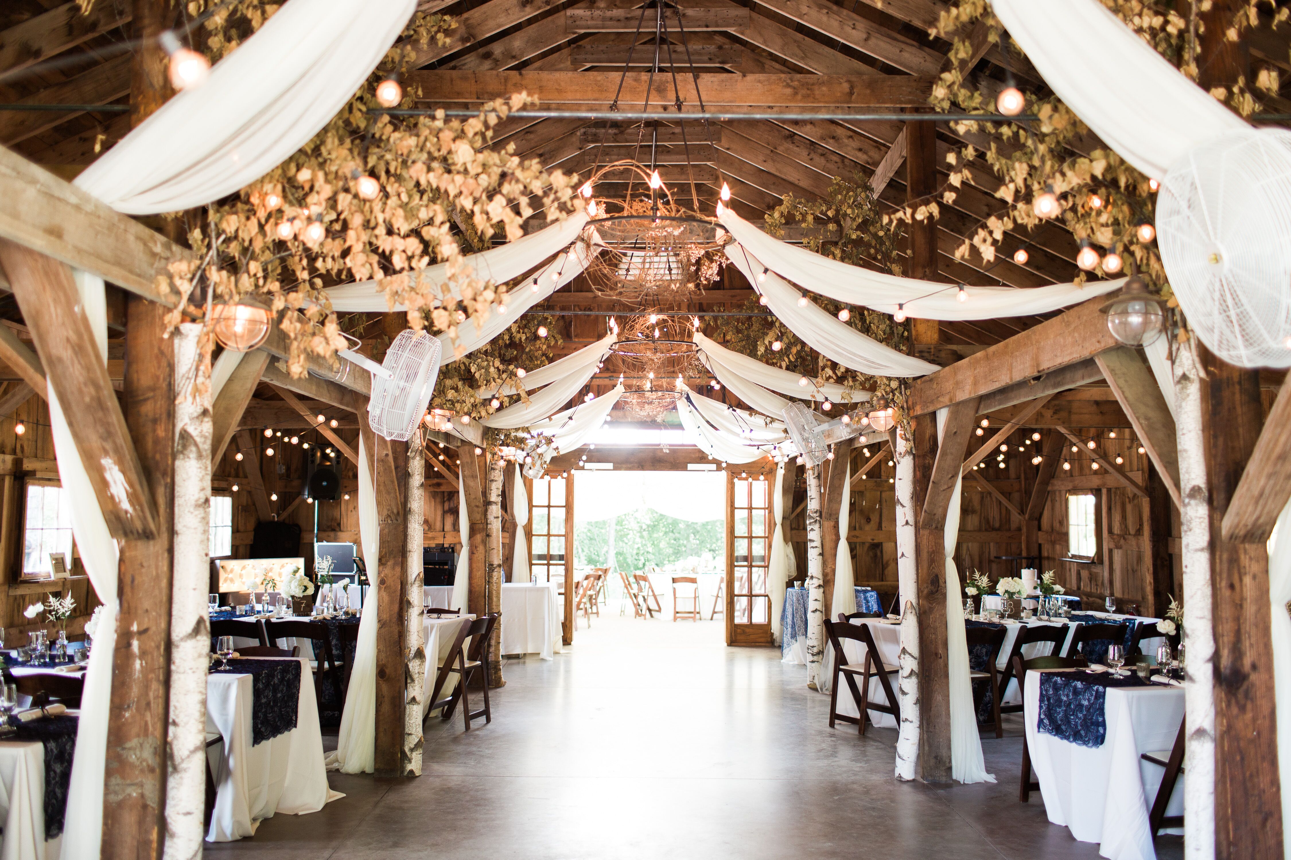 Elegant Romantic Barn Reception At Longlook Farm 0998