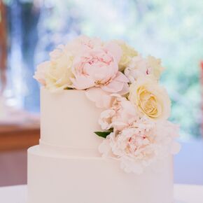 Pink Garden Rose Centerpieces