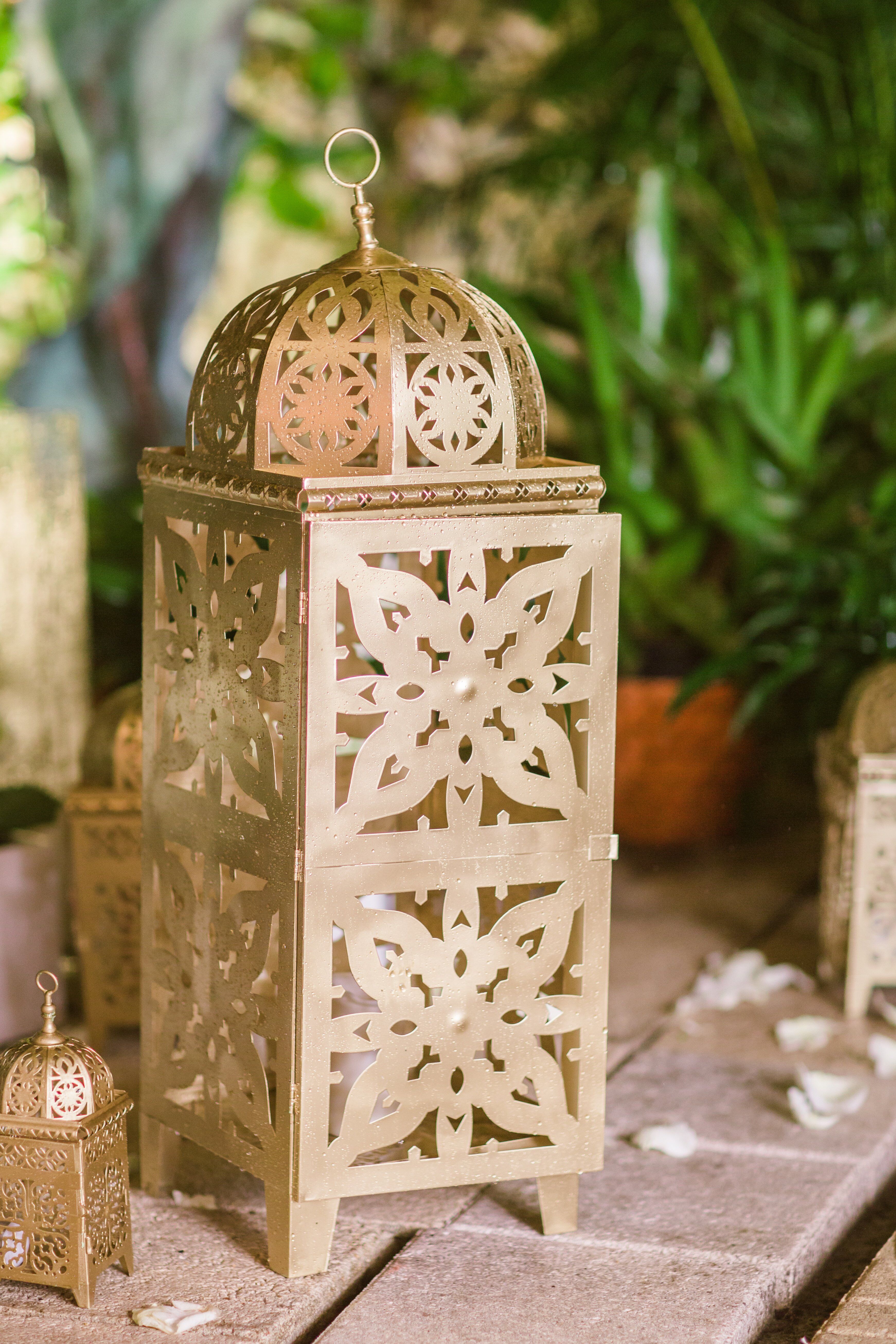 Gold Lantern Decor