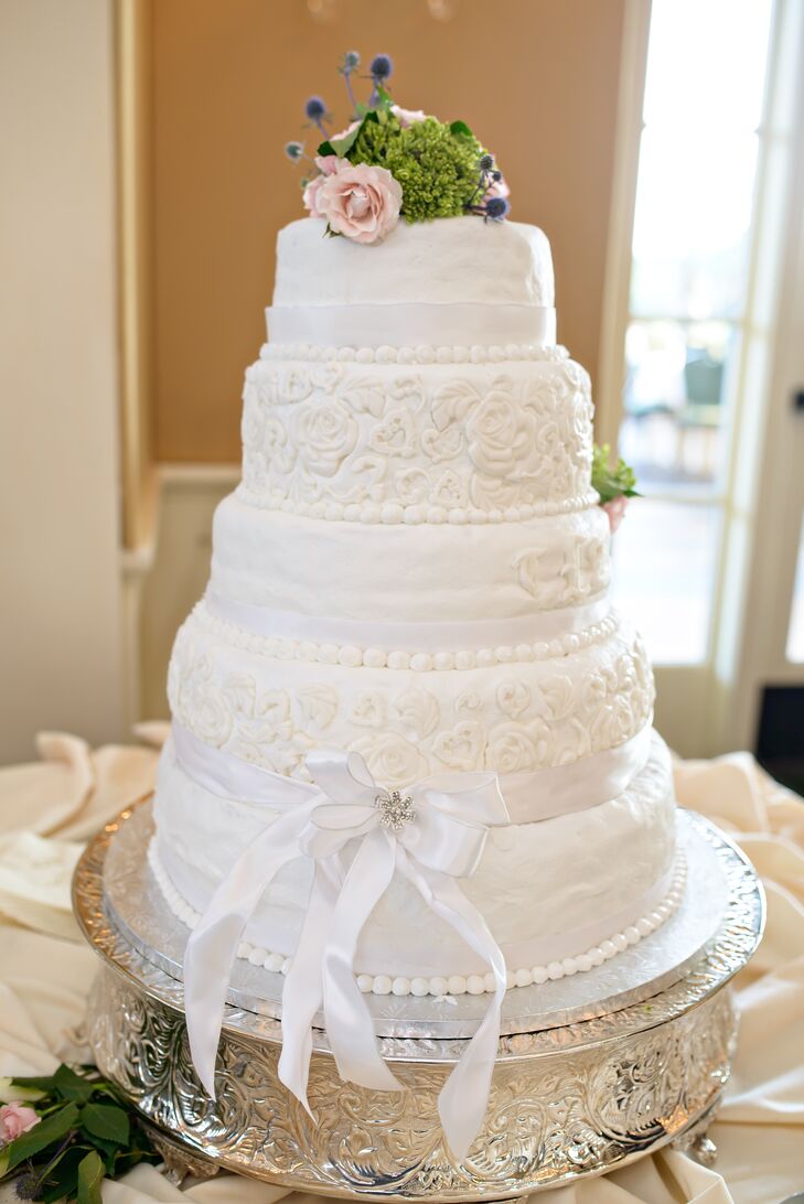 Traditional Five-Tier Wedding Cake