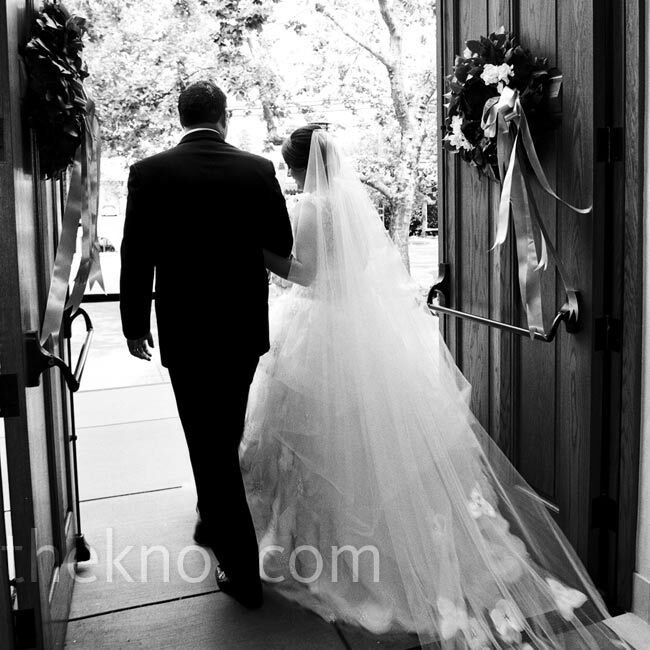 Organza Flower Veil