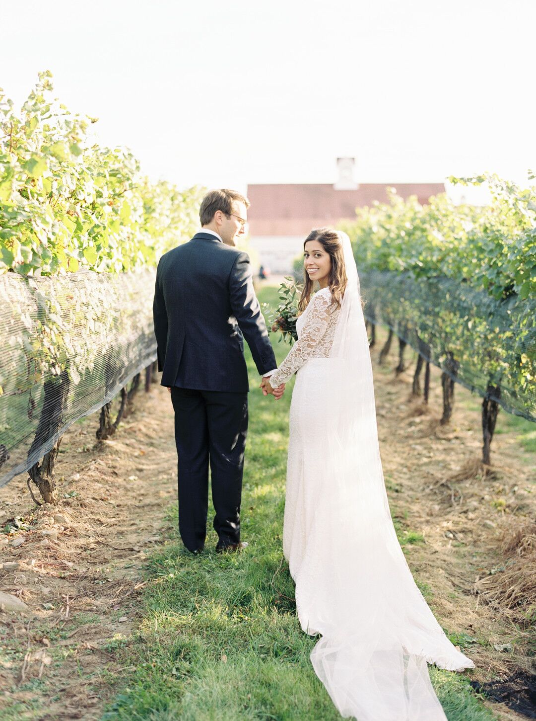 An Orange-Hued Fall Wedding at Jonathan Edwards Winery in North ...