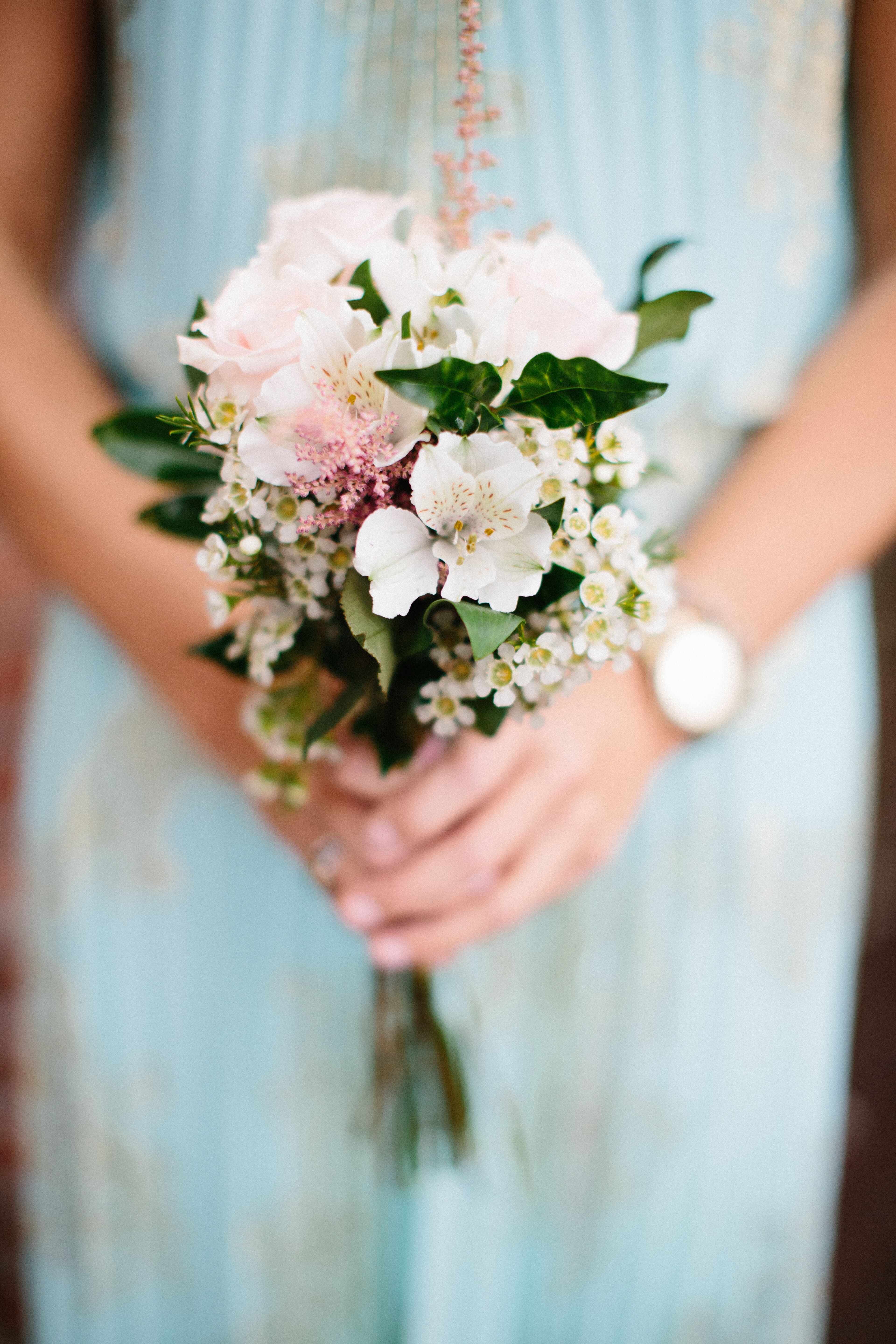 Small Blush Bridesmaids Bouquet