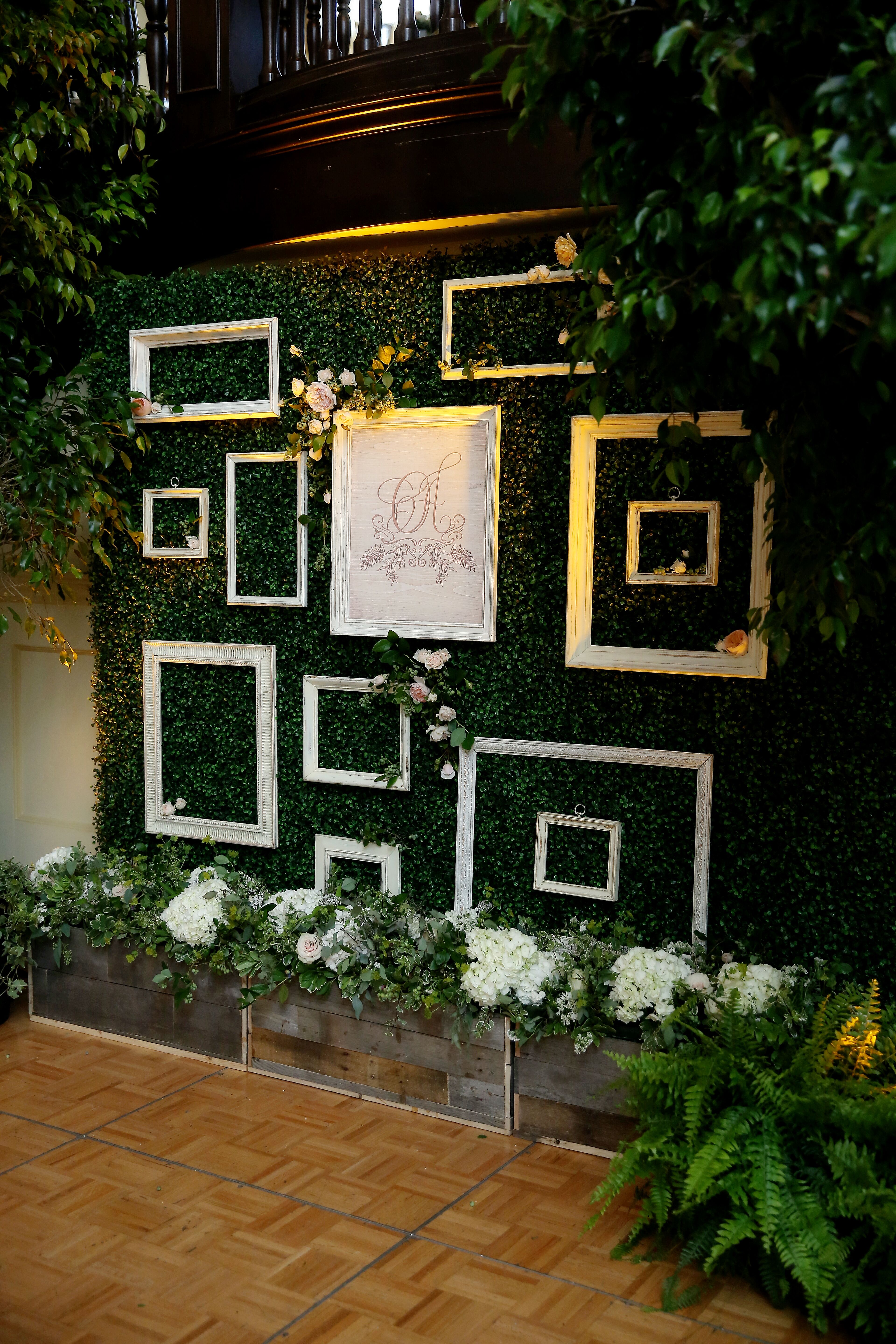 Framed Reception Decor